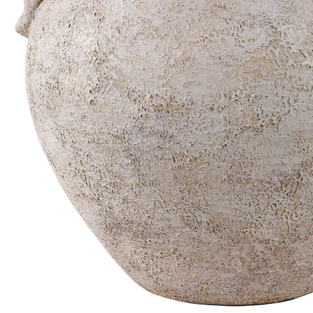 Terracotta, 17" Organic Jug With Handles, Ivory - Image 5