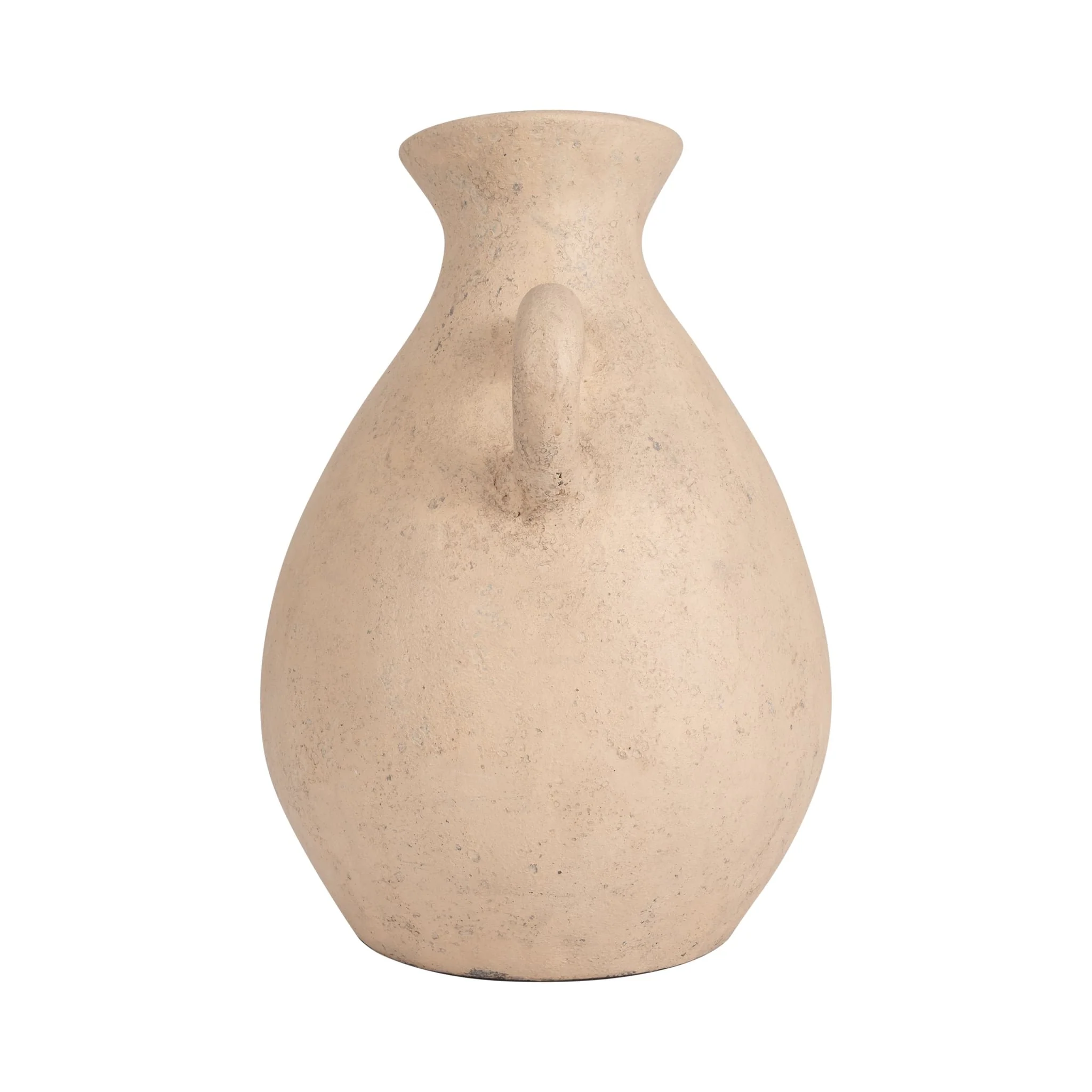 Terracotta, 19" Organic Jug With Handle, Ivory - Image 4