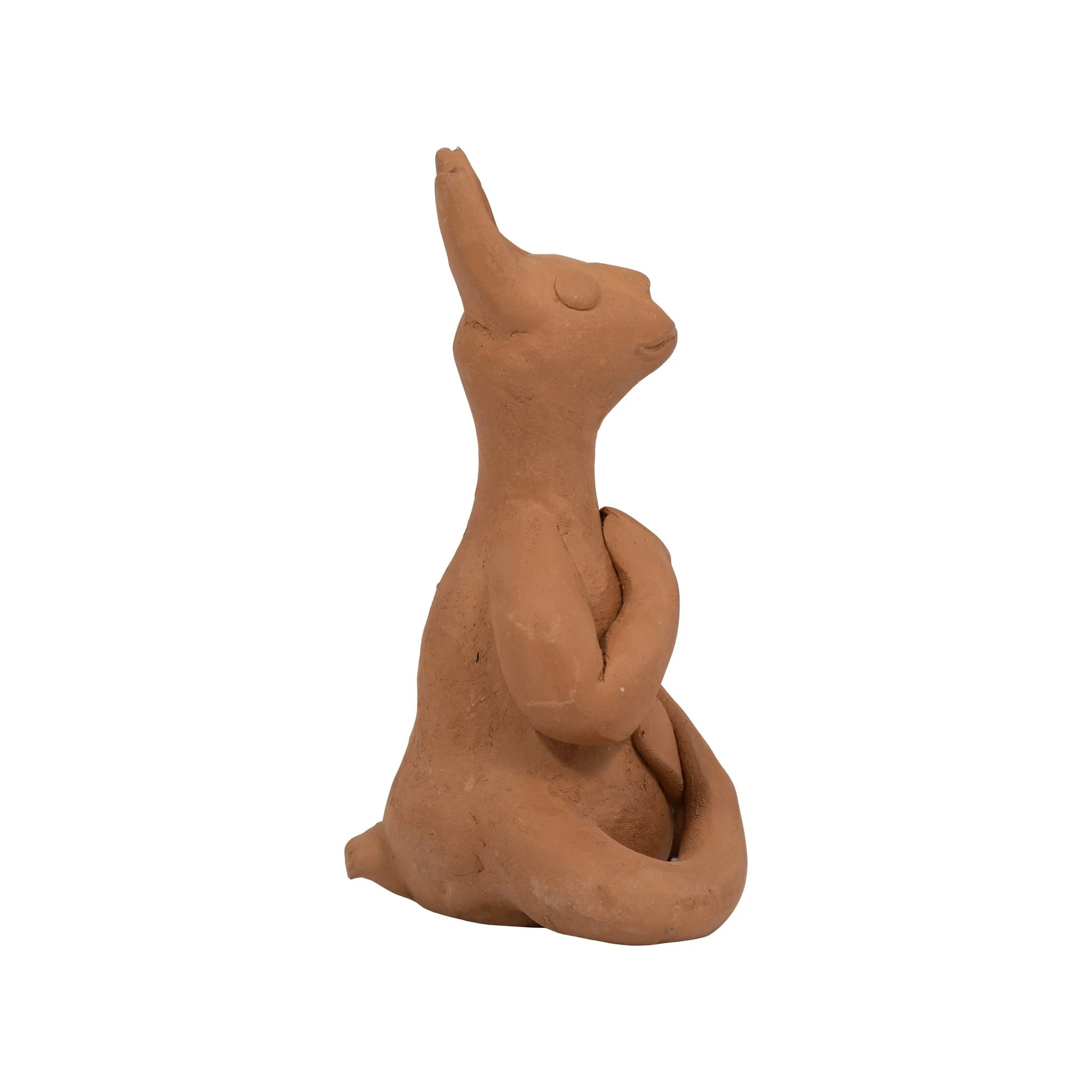 Terracotta, 7" Namaste Yoga Bunny, Natural - Image 3