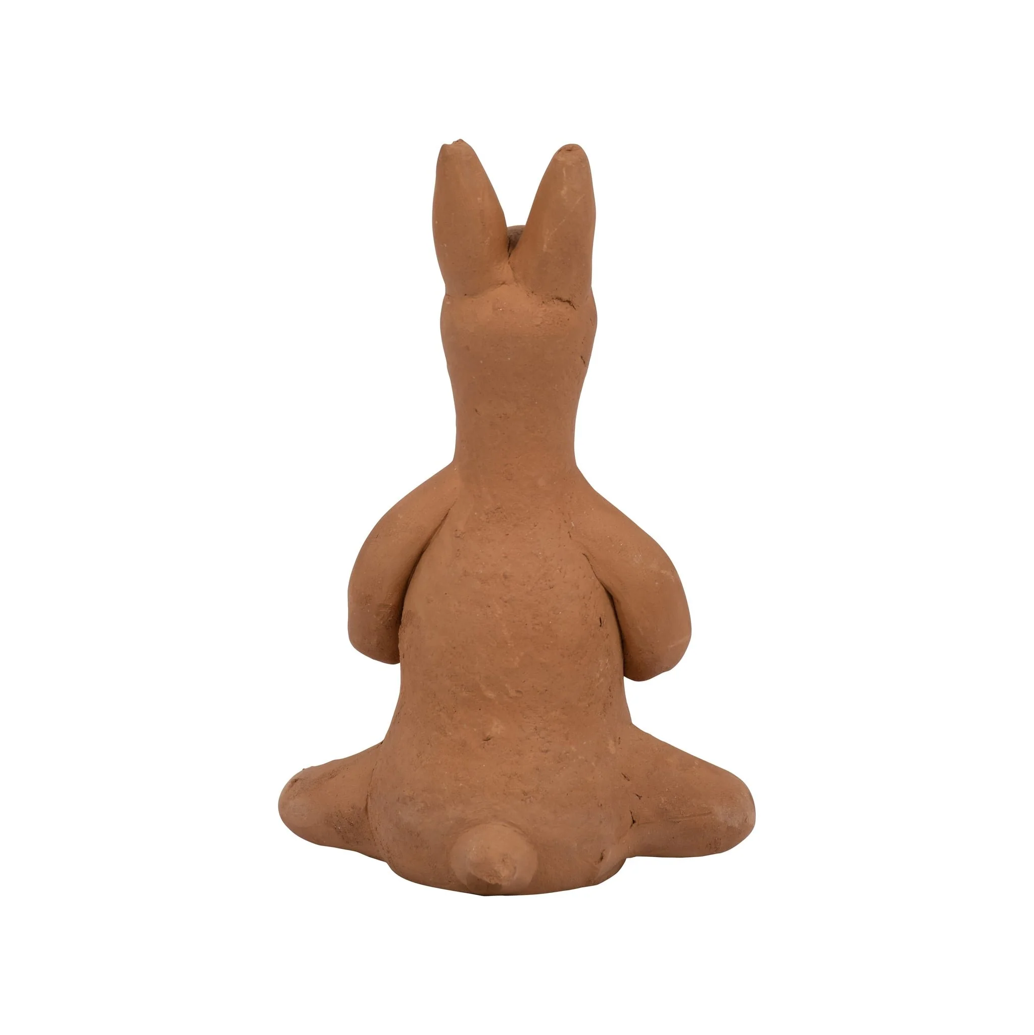 Terracotta, 7" Namaste Yoga Bunny, Natural - Image 4