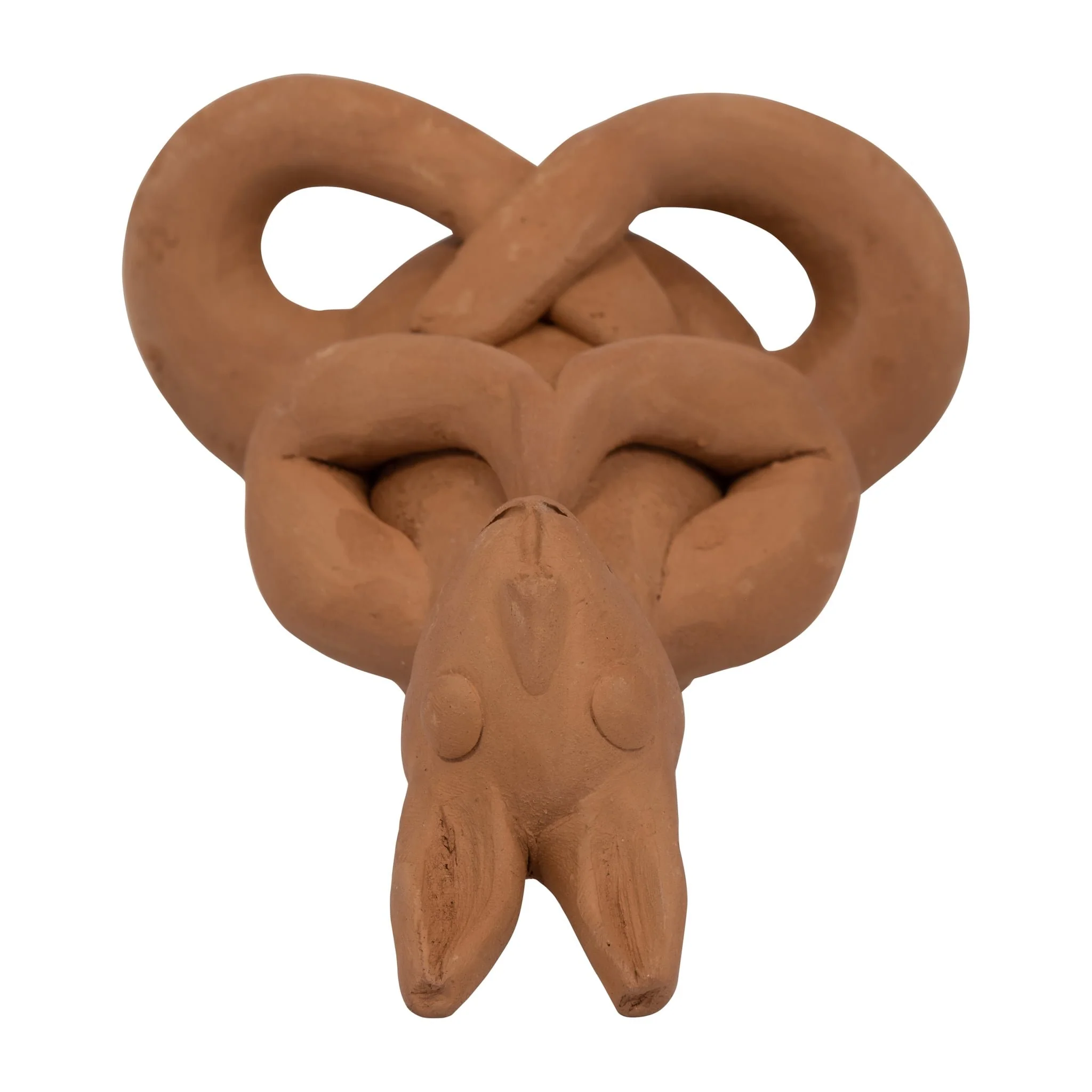 Terracotta, 7" Namaste Yoga Bunny, Natural - Image 6