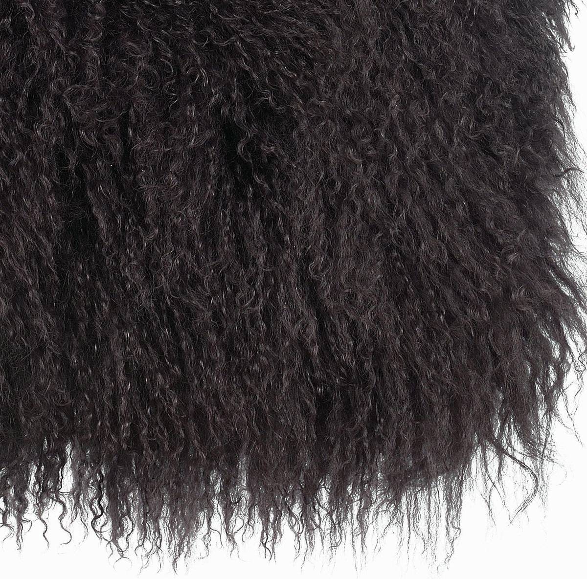 Tibetan Sheep Dark Grey Long Pillow - Image 3