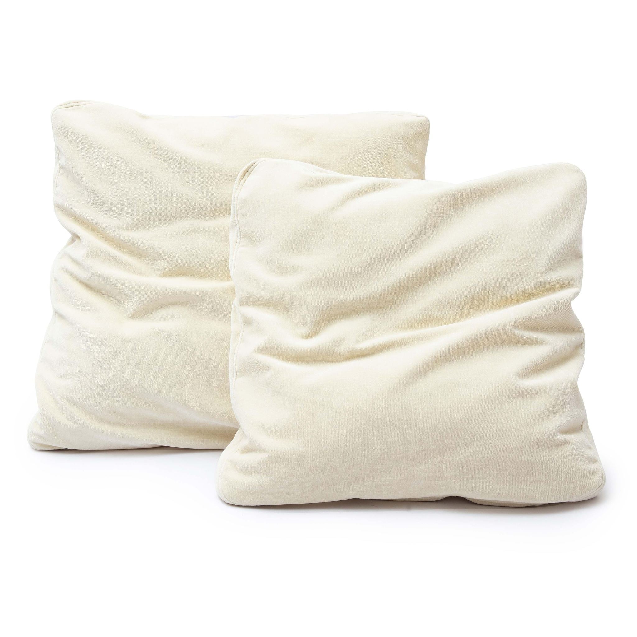 Tipsy Cream Chenille 20 x 20 inch Square Floppy Pillow - Image 4
