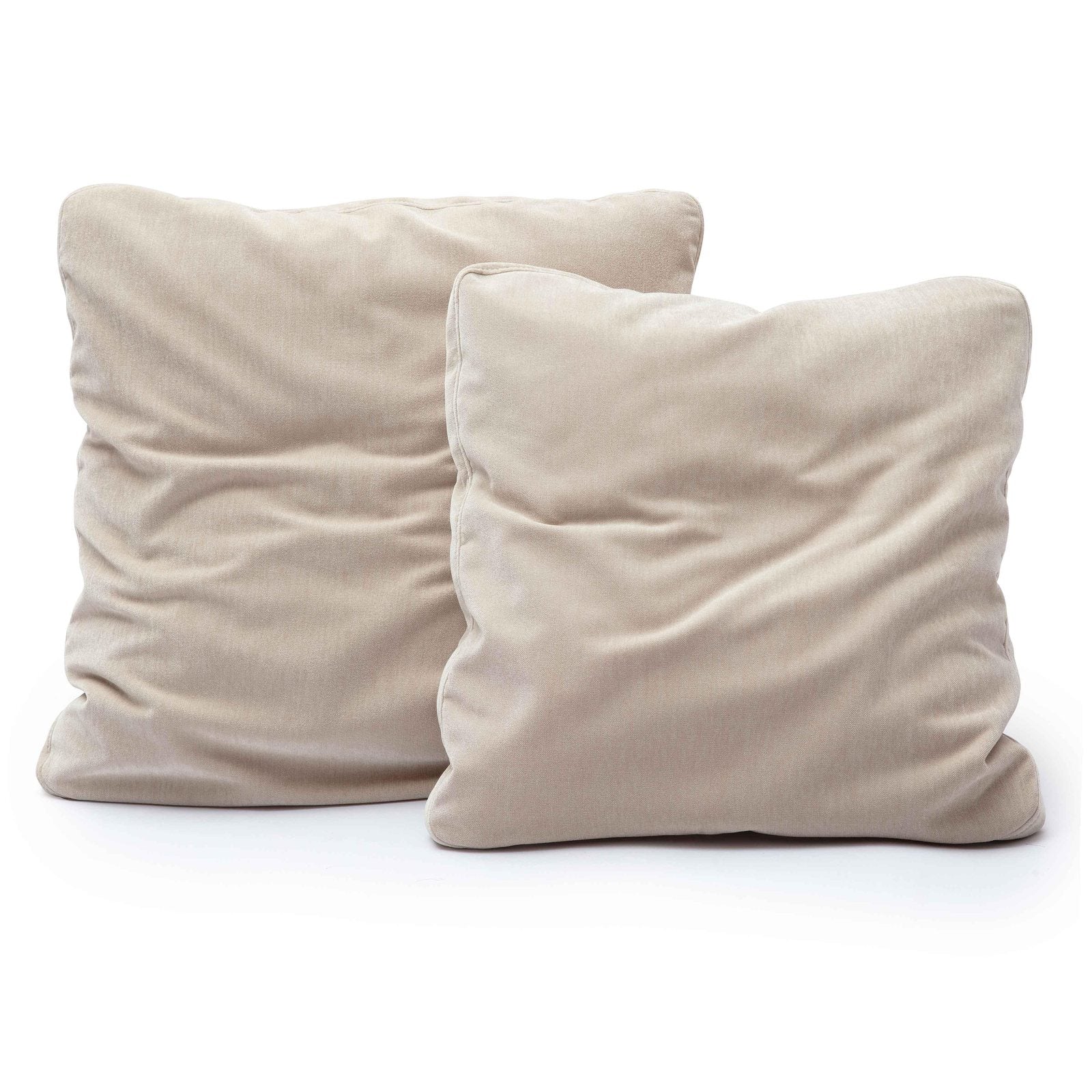 Tipsy Taupe Upcycle Chenille 24 x 24 inch Square Floppy Pillow - Image 4