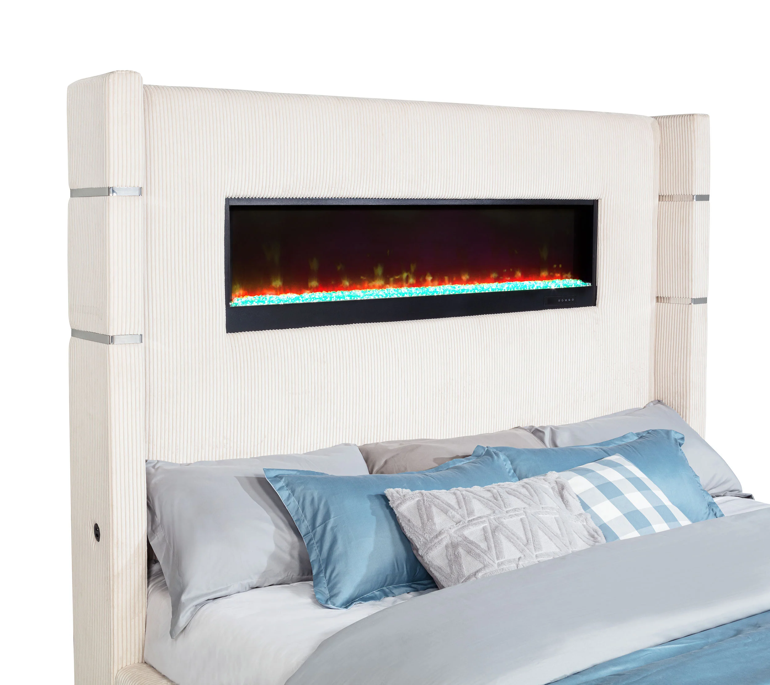 Tisdall Wingback Bed with Flame Visualizer - Image 17