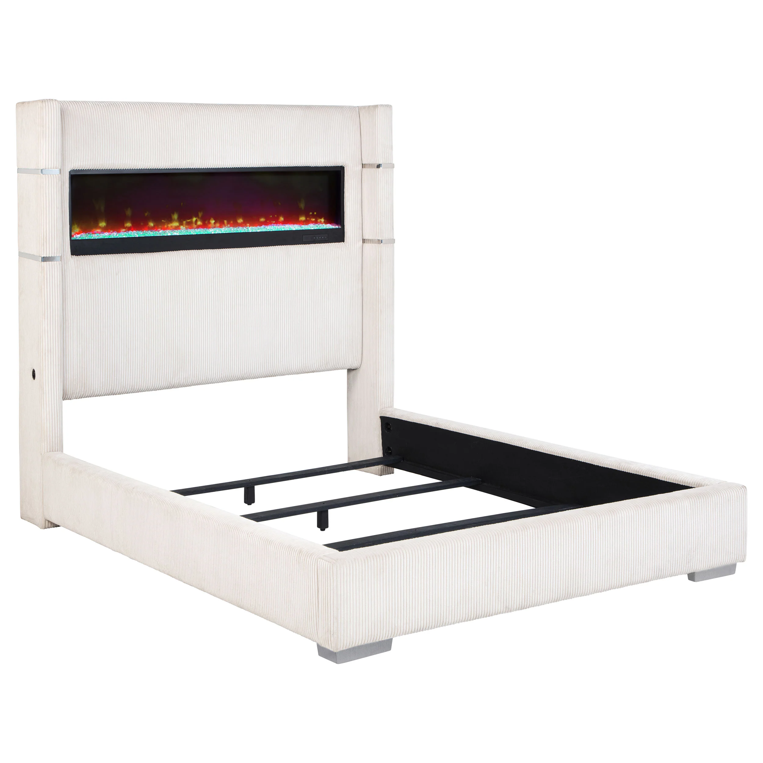Tisdall Wingback Bed with Flame Visualizer - Image 21