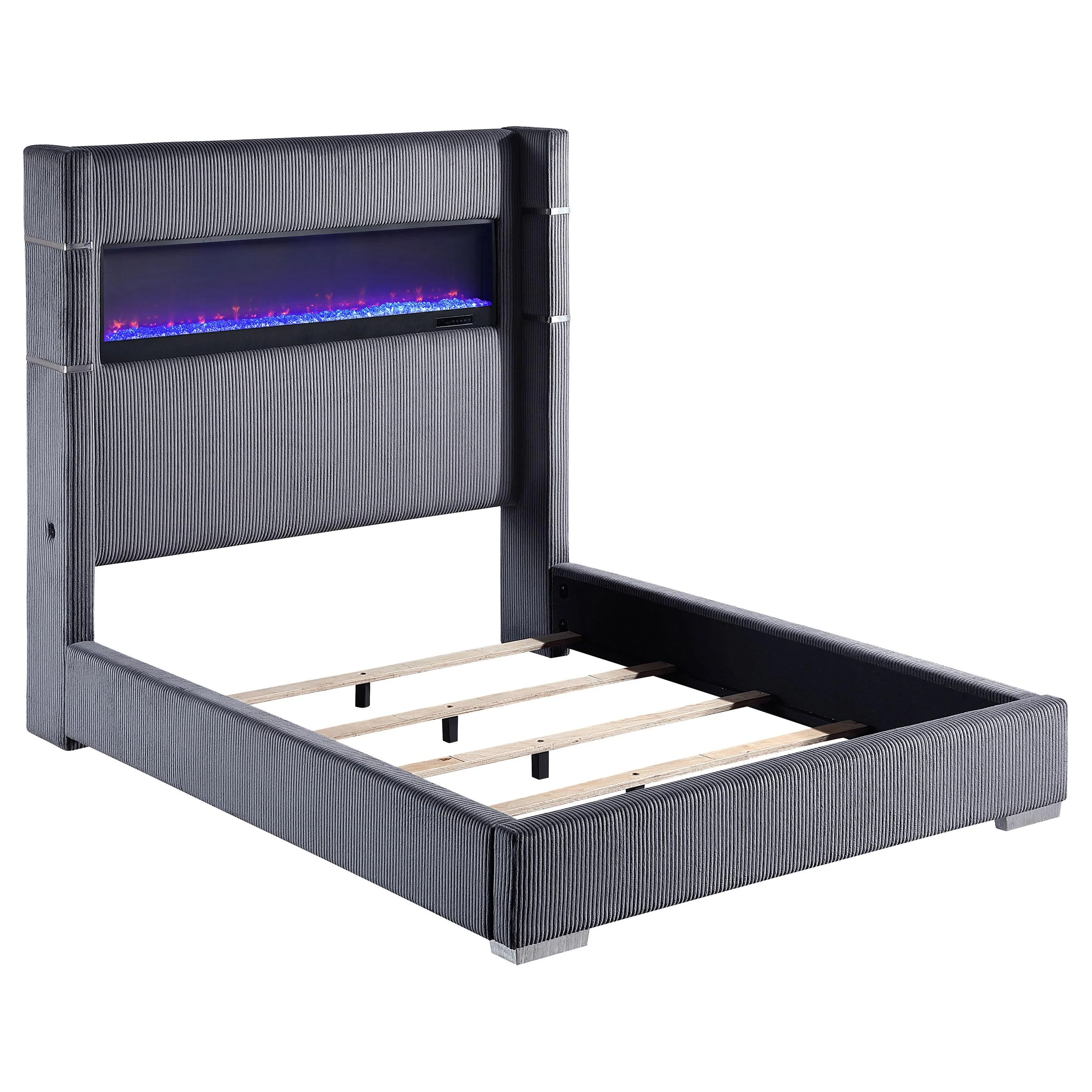Tisdall Wingback Bed with Flame Visualizer - Image 45