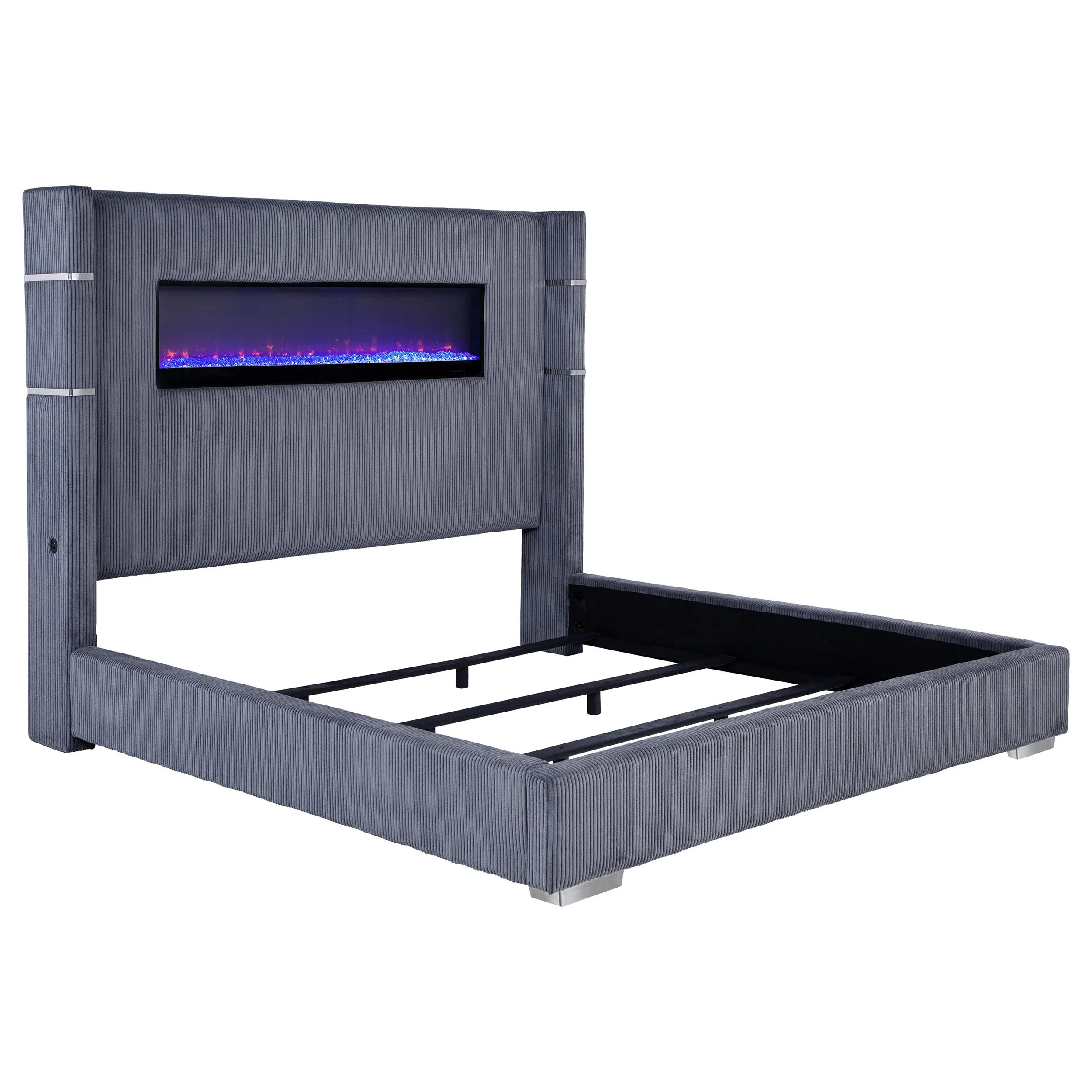 Tisdall Wingback Bed with Flame Visualizer - Image 53
