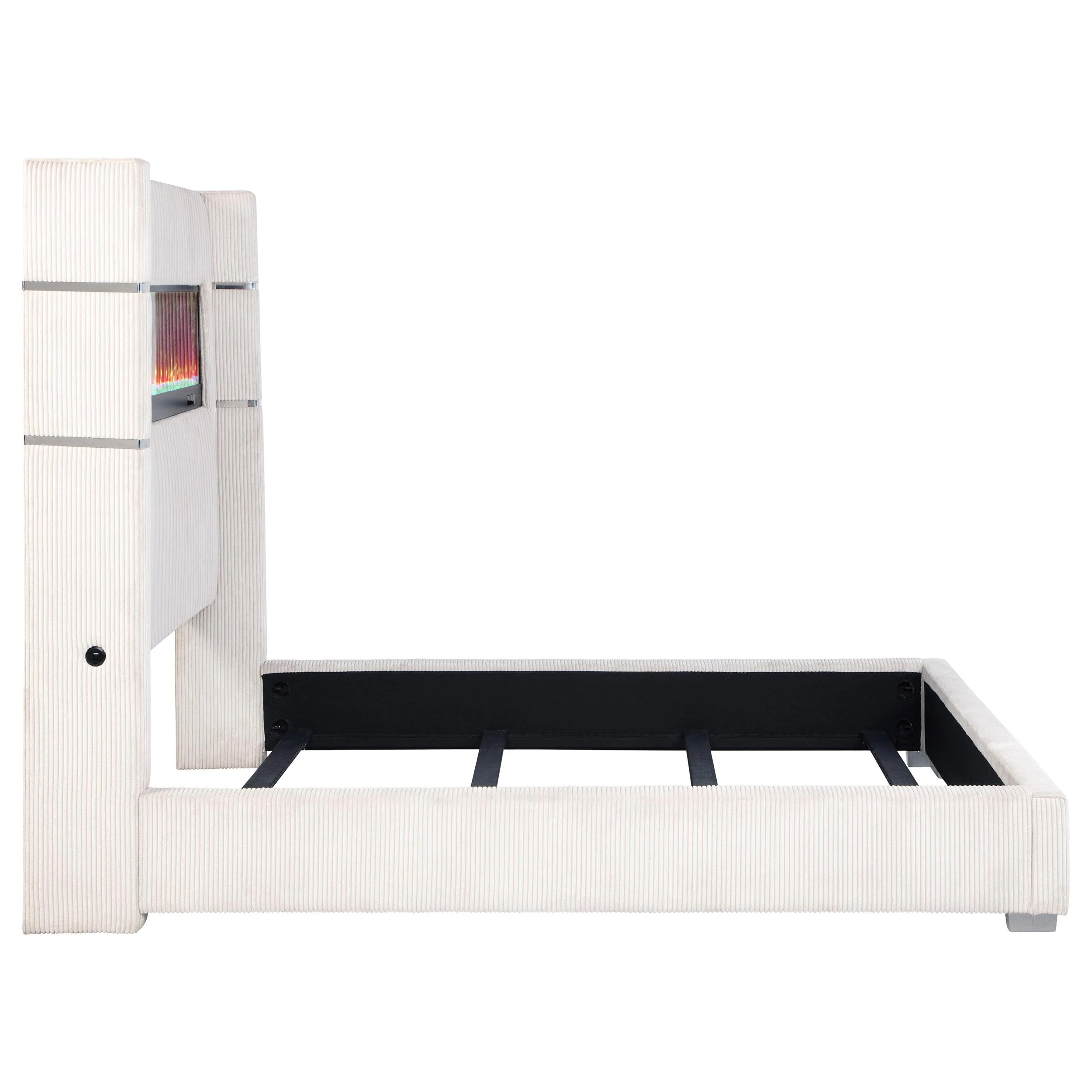 Tisdall Wingback Bed with Flame Visualizer - Image 6