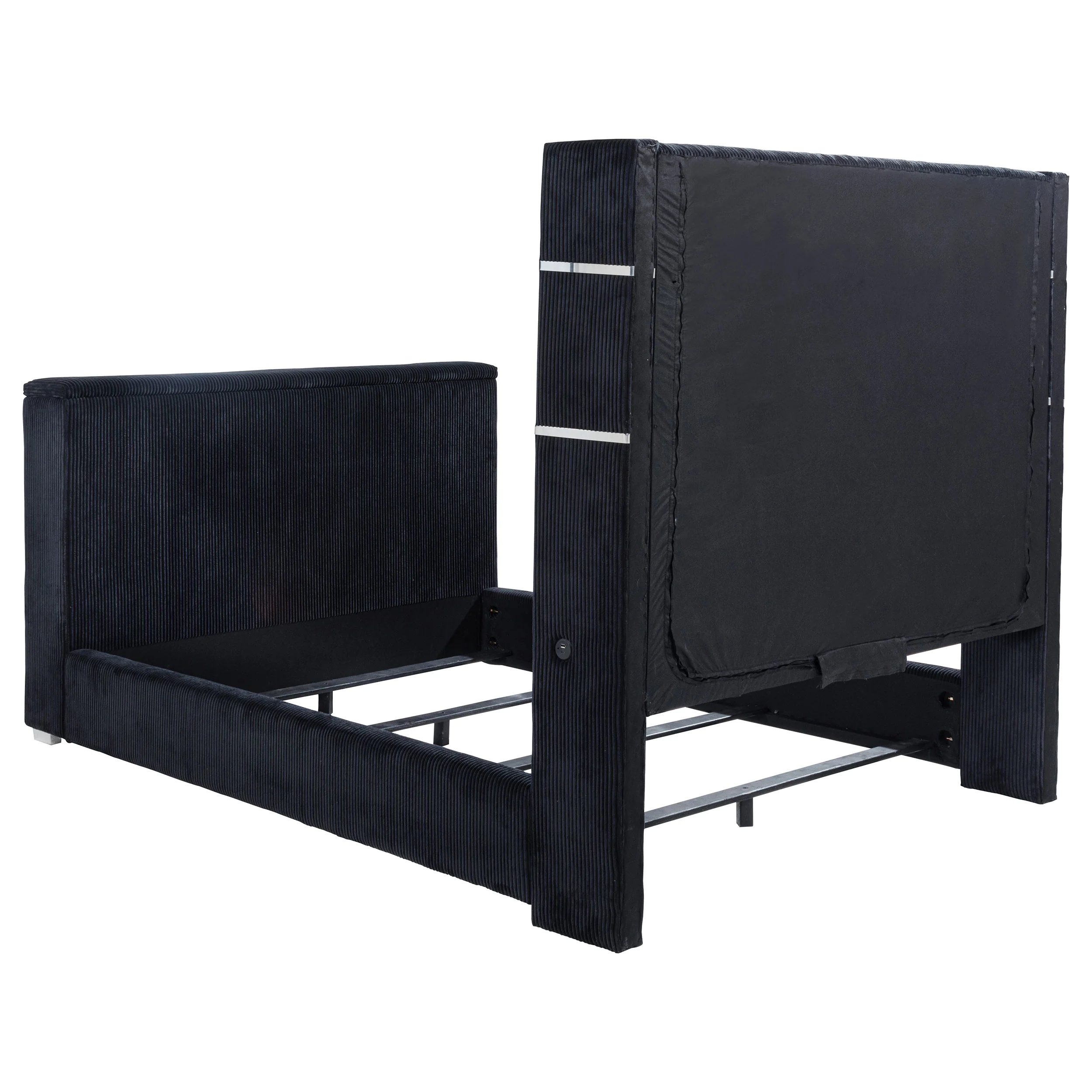 Tisdall Wingback TV Bed with Flame Visualizer - Image 7