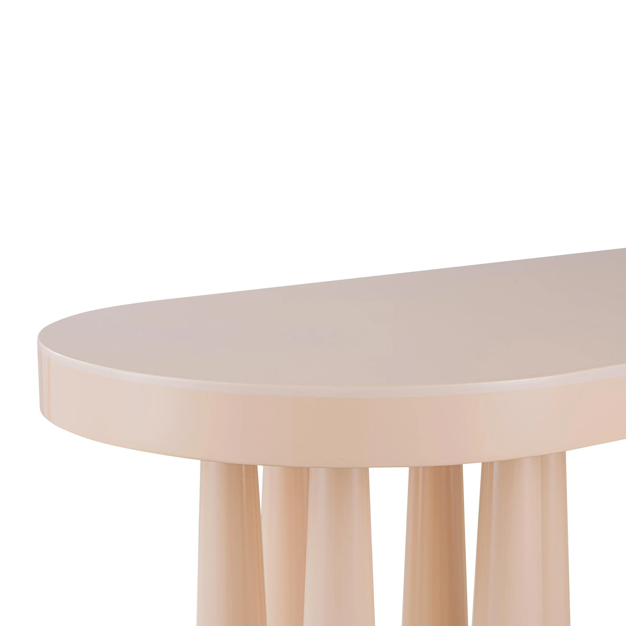 Titan Peach Rose Glossy Console Table - Image 5