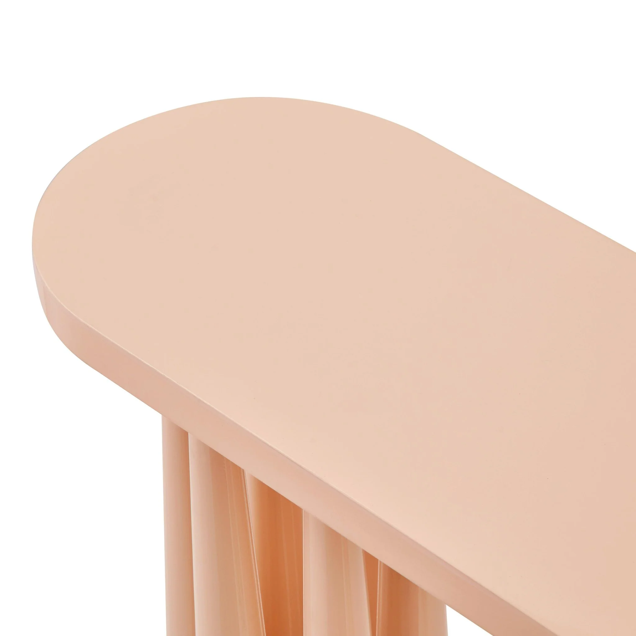 Titan Peach Rose Glossy Console Table - Image 6