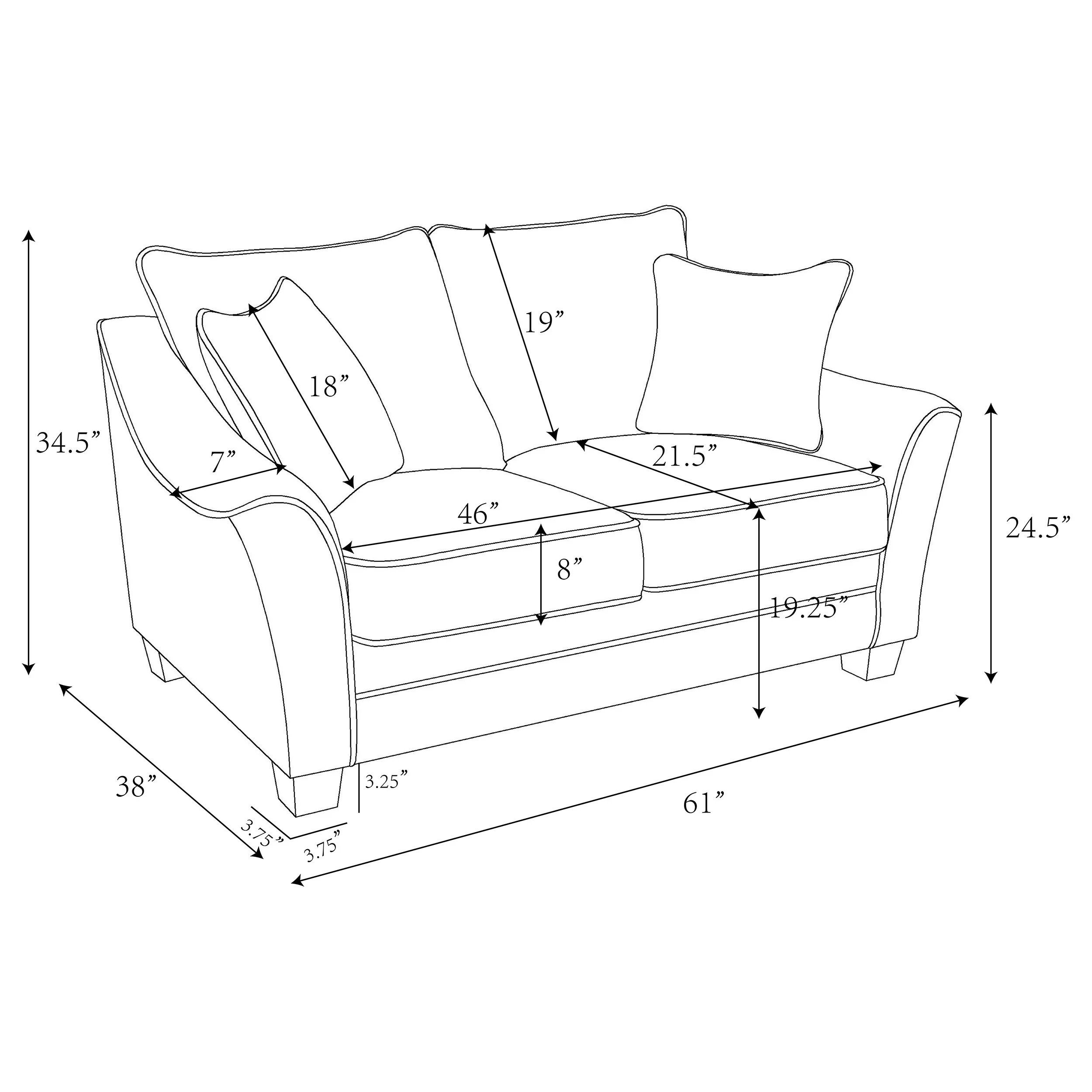 Tomkins Sofa Set - Image 15