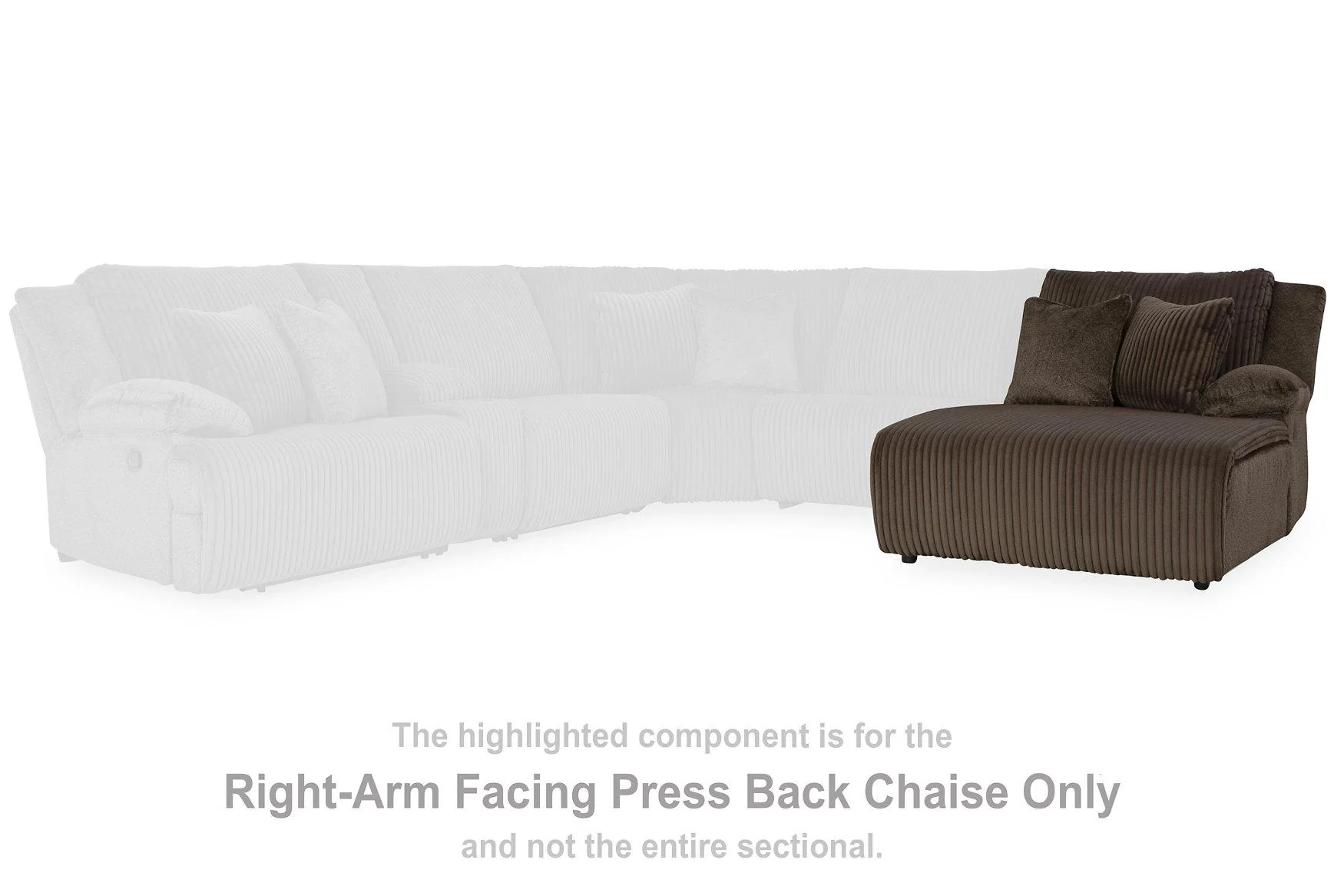 Top Tier Reclining Sectional Sofa with Chaise - Image 5