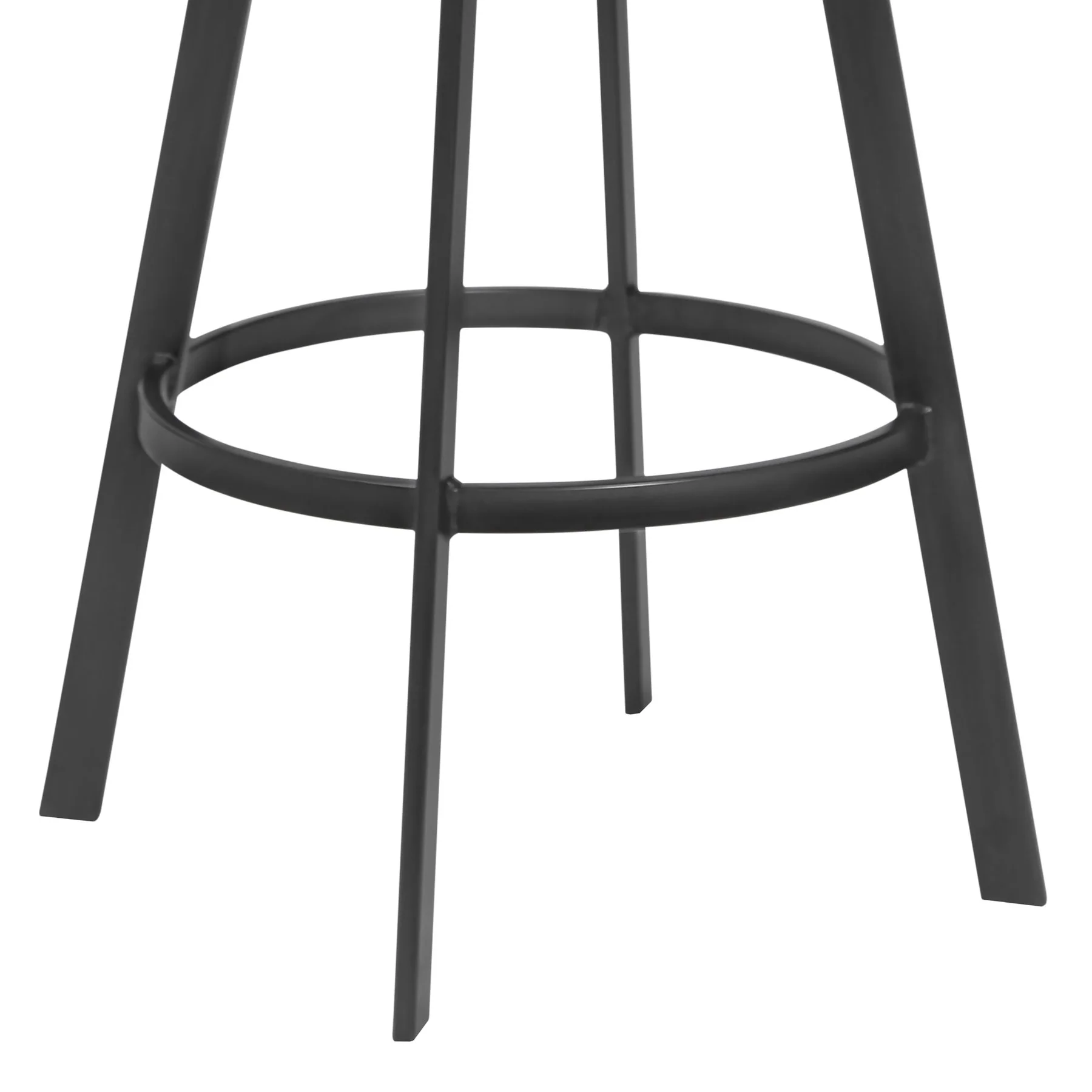 Topeka 30" Bar Height Barstool in Mineral Finish and Walnut Wood Seat - Image 3