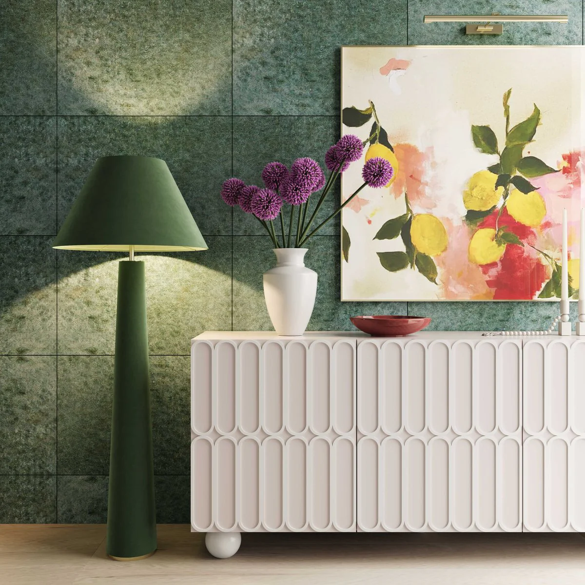 Tori Motif Taupe Buffet - Image 2