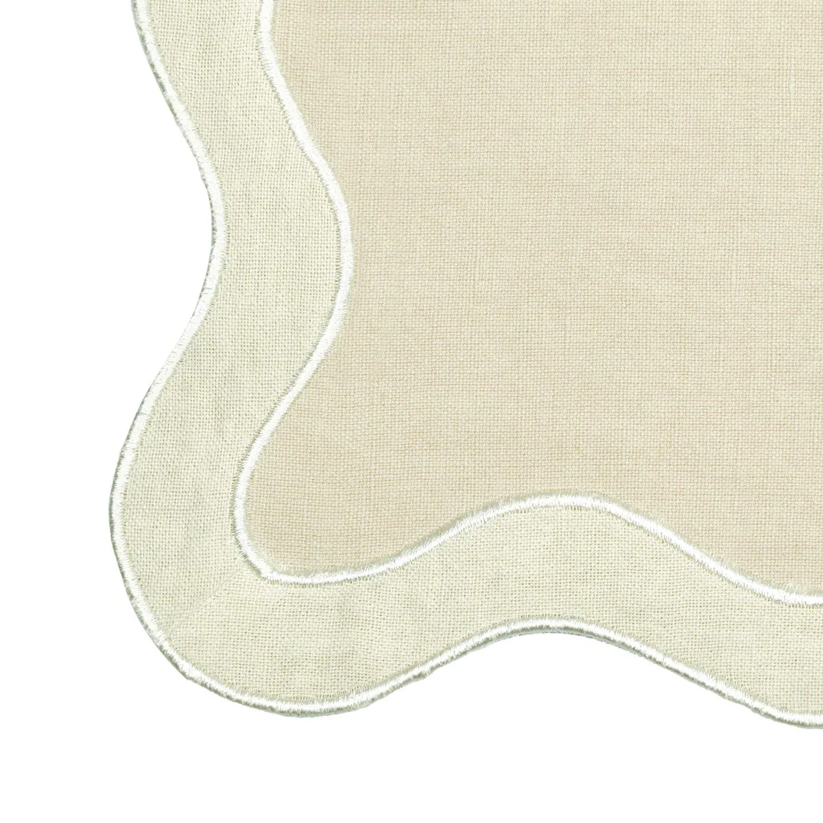 TOV Taupe Wavy Challah Cover - Image 4