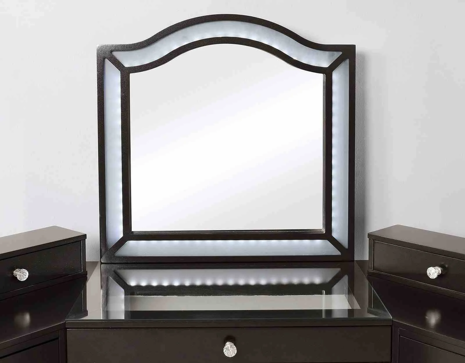 Tracie Vanity w/ Stool, Obsidian Gray - Image 3