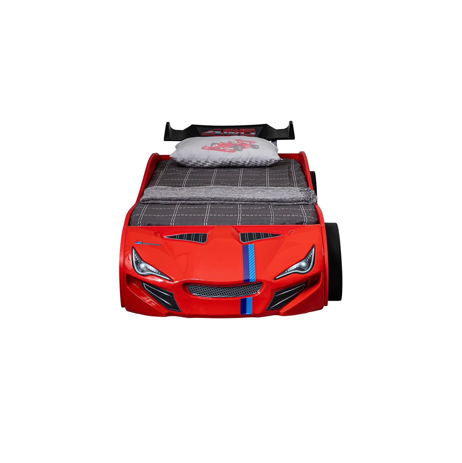 Tracklite Car Bed w/ Trundle, Red - Image 6