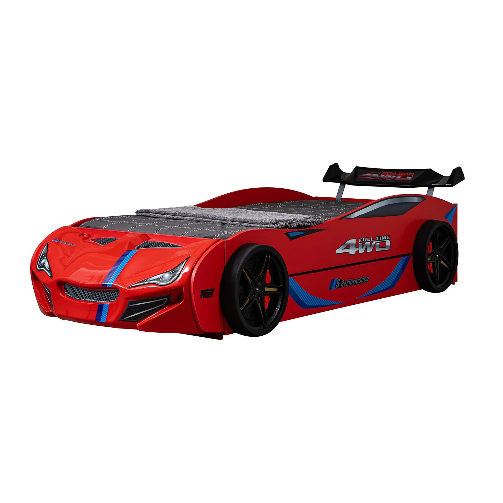 Tracklite Car Bed w/ Trundle, Red - Image 8