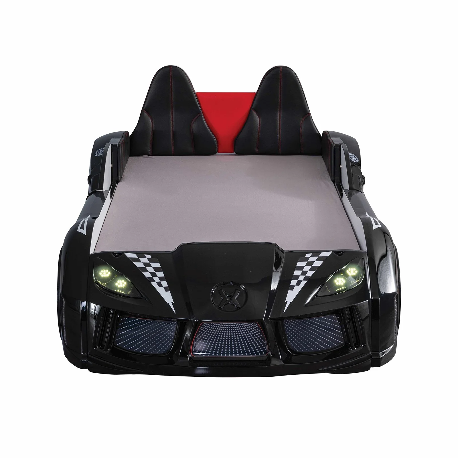 Trackster Twin Car Bed, Black - Image 4