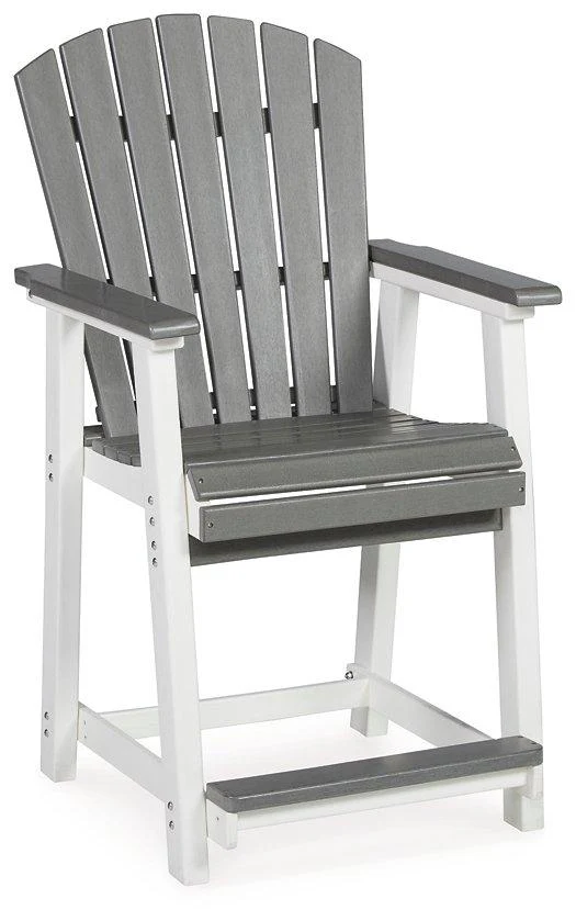 Transville Outdoor Counter Height Bar Stool (Set of 2) - Image 5