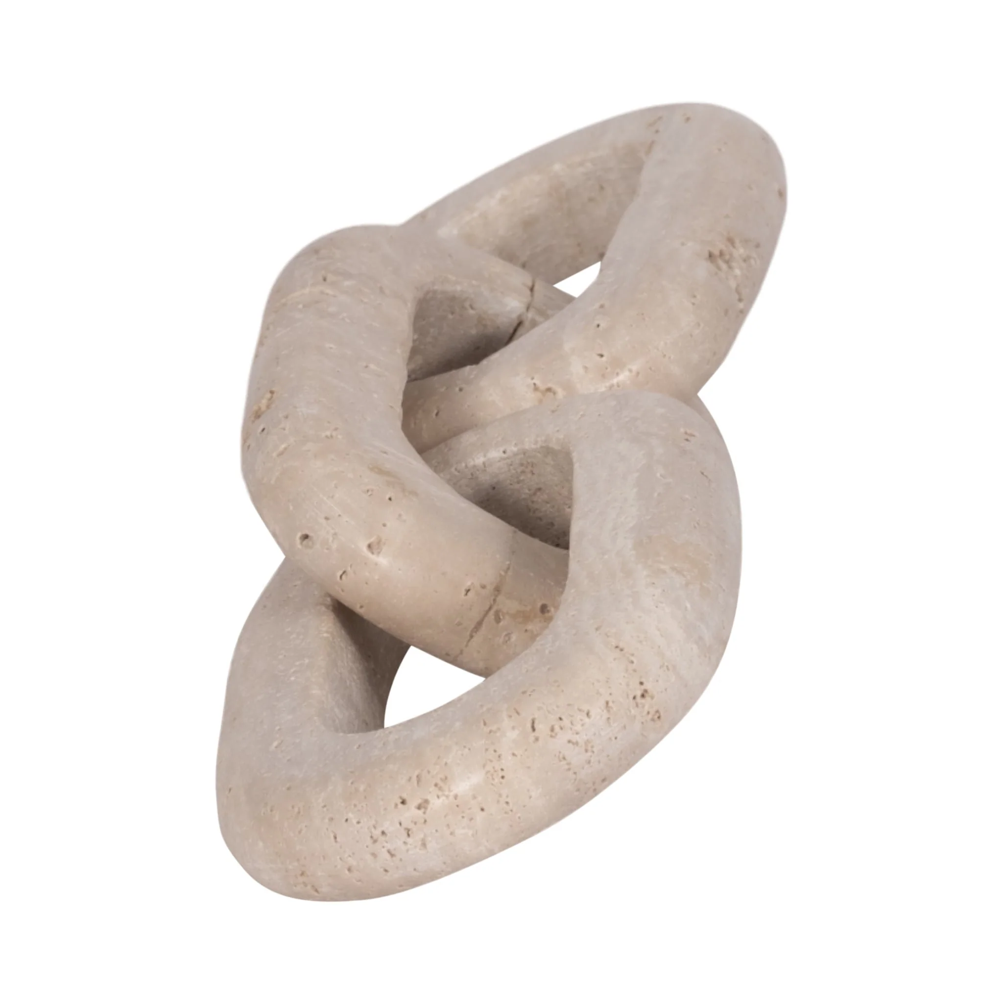 Travertine, 14" 3 Link Chain Decor, Tan - Image 7