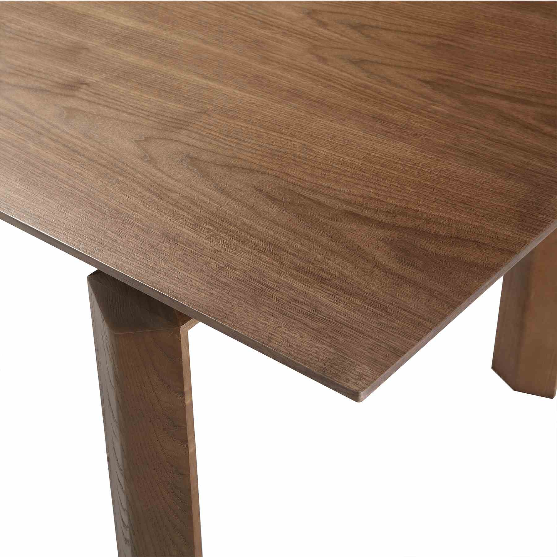 Treviso Archie Mid-Century Walnut Wood 5 Piece Dining Set - Image 4