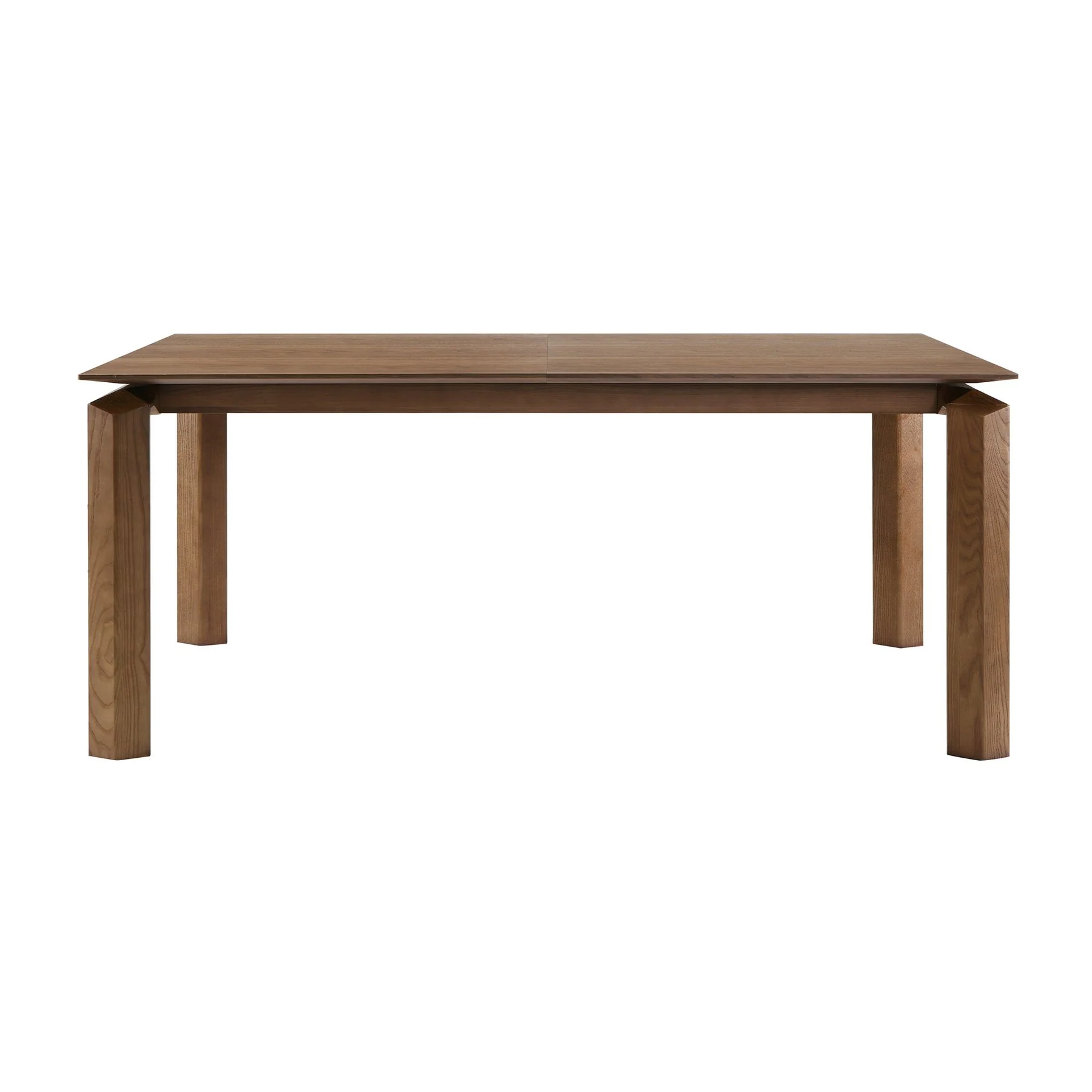 Treviso Mid-Century Extension Dining Table in Walnut Finish and Top - Image 3