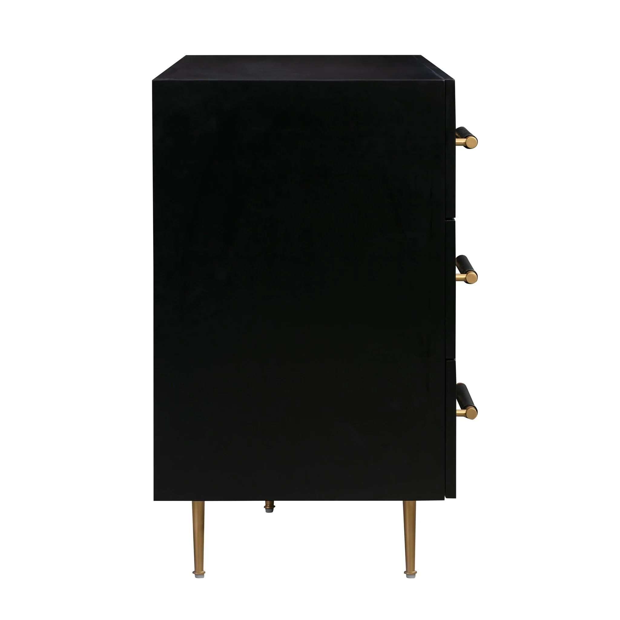 Trident Black 6 Drawer Dresser - Image 6