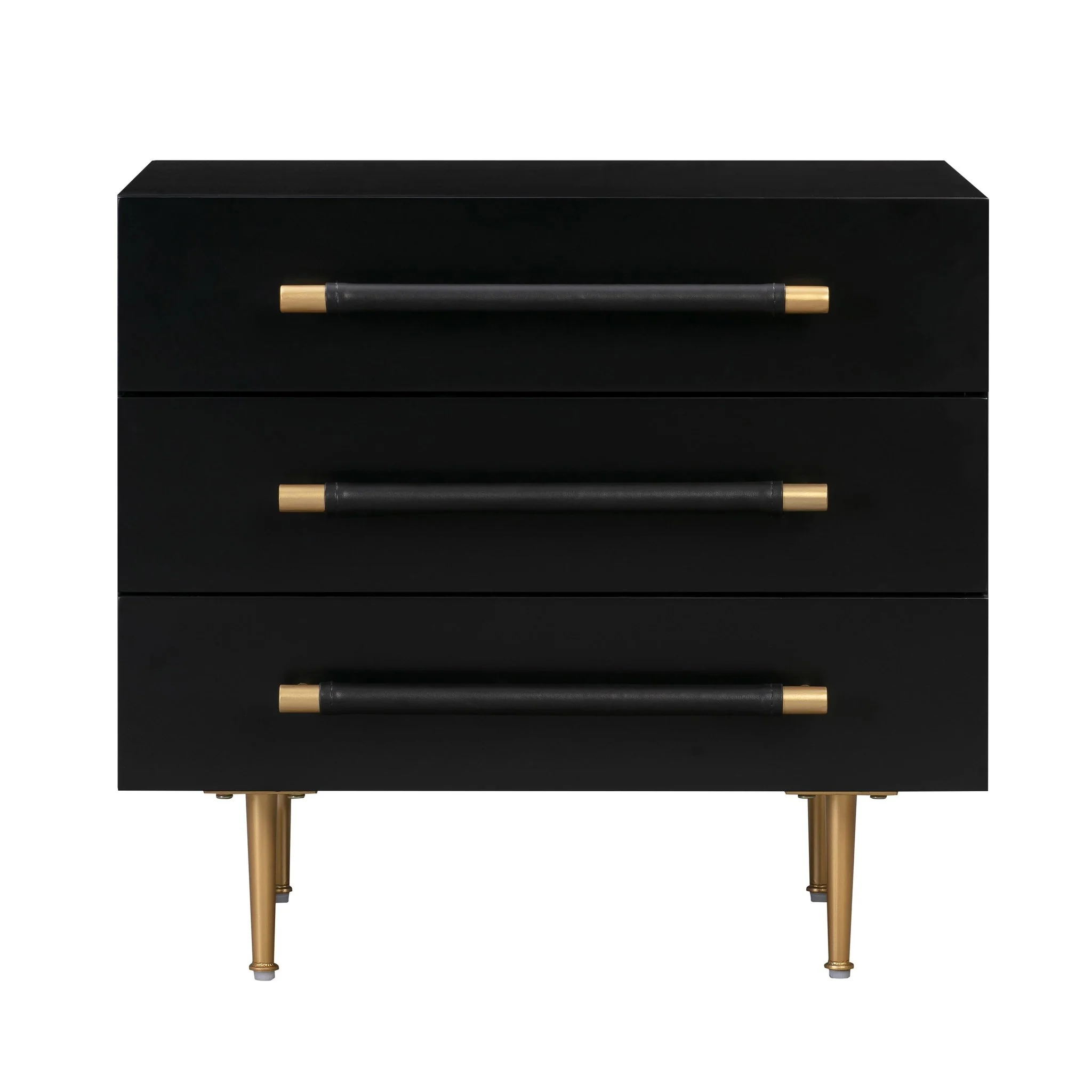 Trident Black Nightstand - Image 4