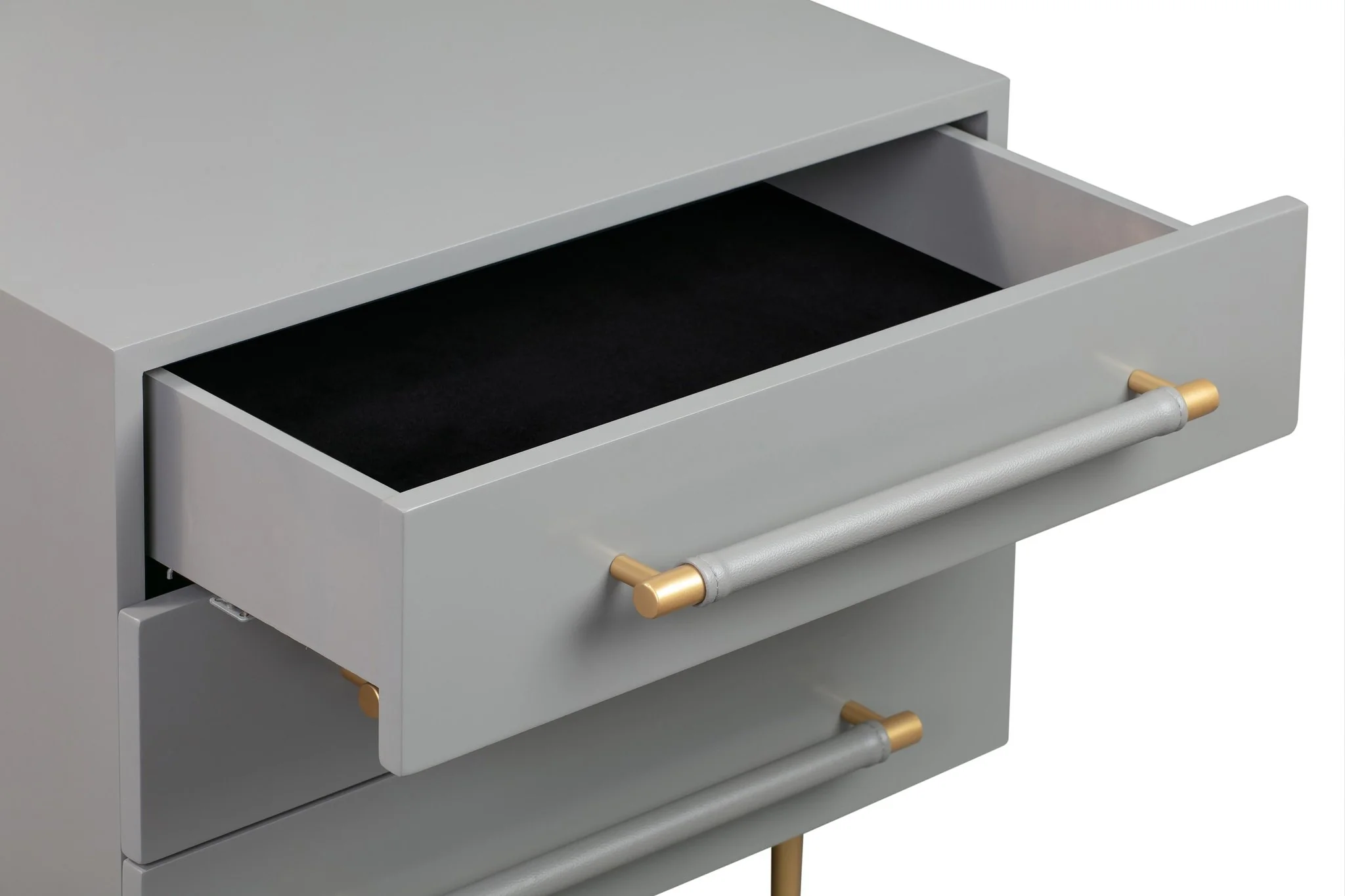 Trident Grey Nightstand - Image 7