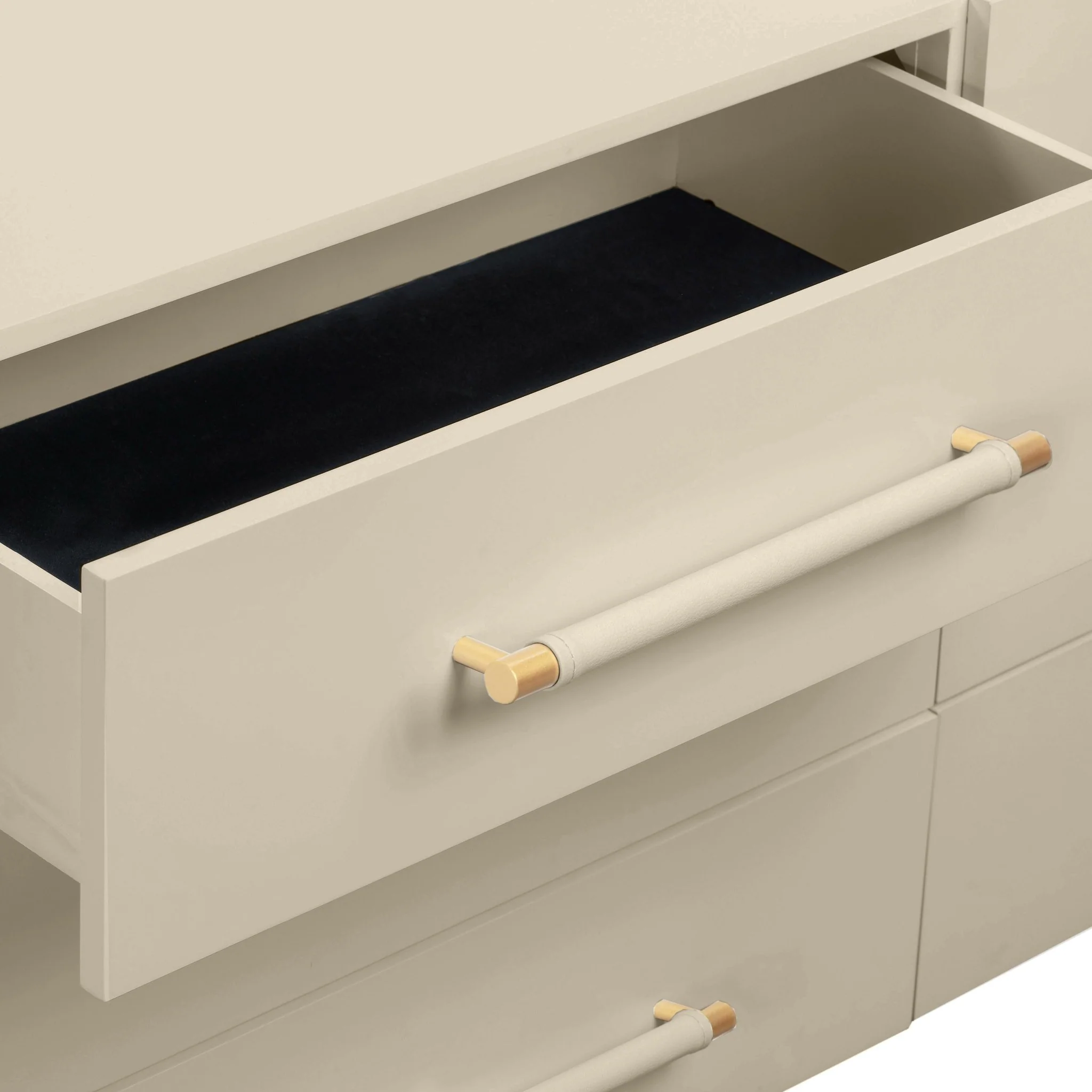 Trident Taupe 6 Drawer Dresser - Image 7