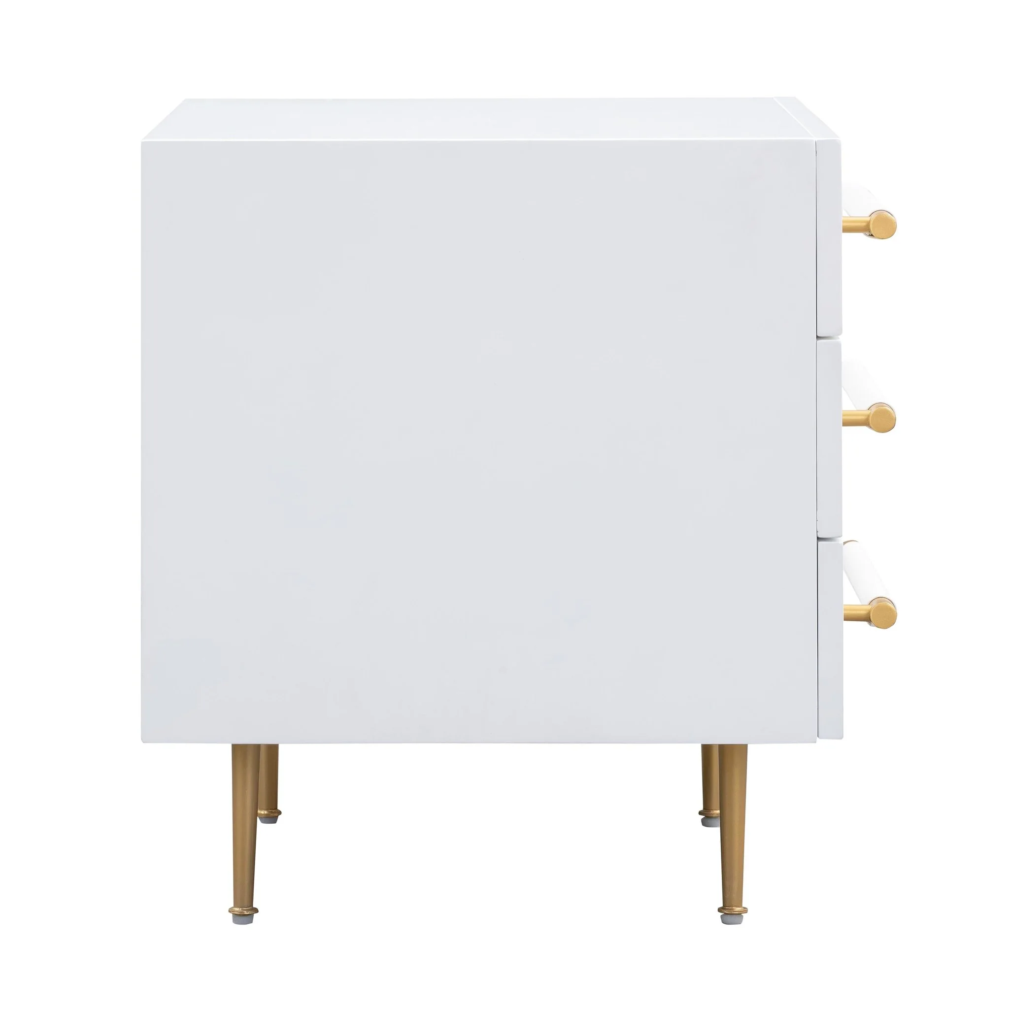Trident White Nightstand - Image 6