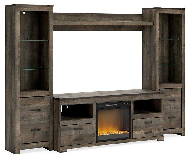 Trinell 4-Piece Entertainment Center with Electric Fireplace - Image 17