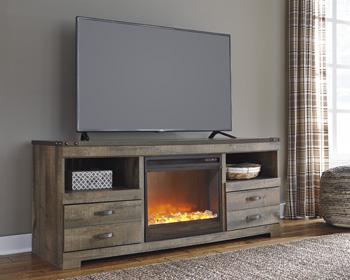 Trinell 63" TV Stand with Electric Fireplace - Image 3