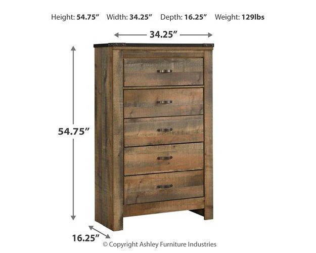 Trinell Youth Chest of Drawers - Image 6
