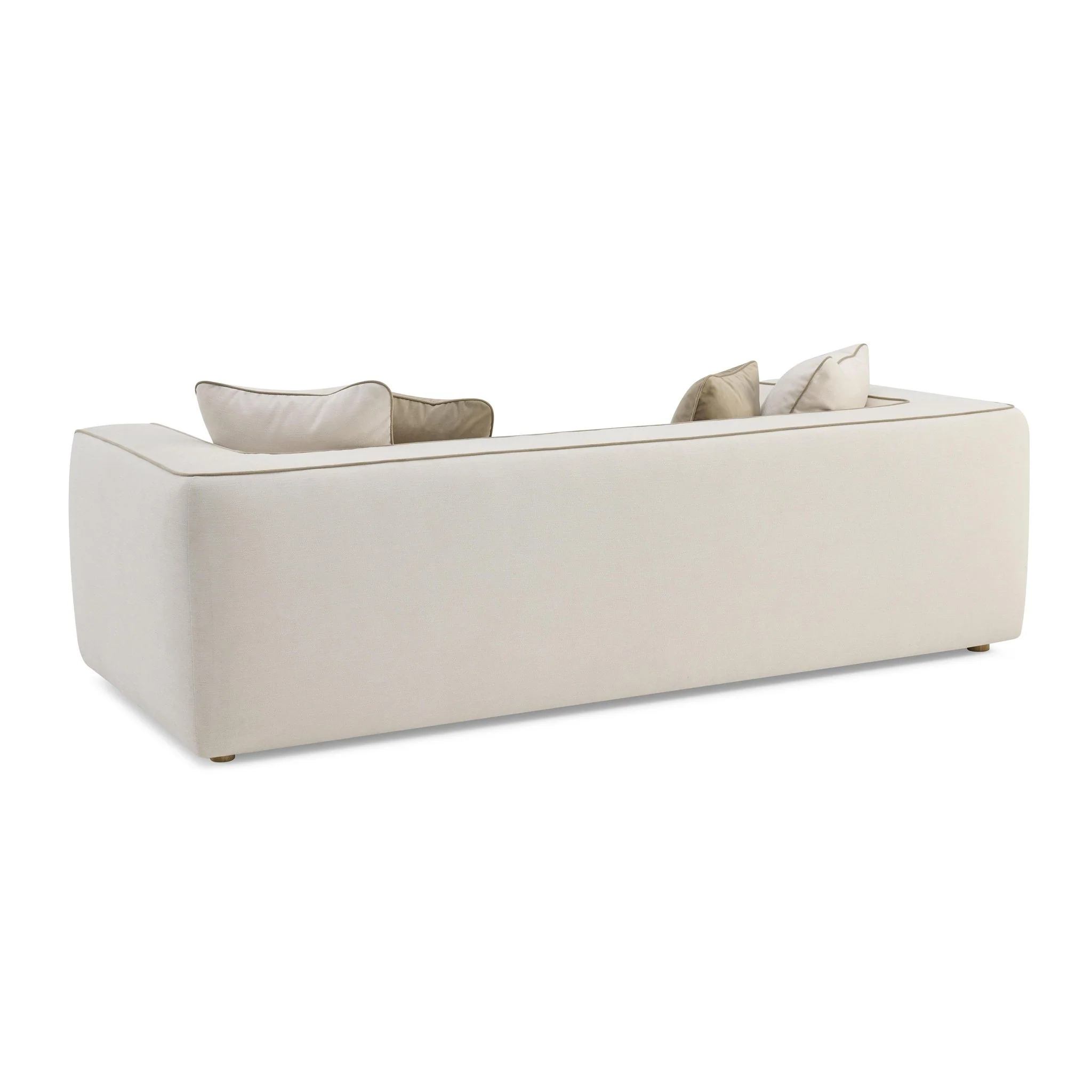 Tristine Cream Linen Sofa - Image 4