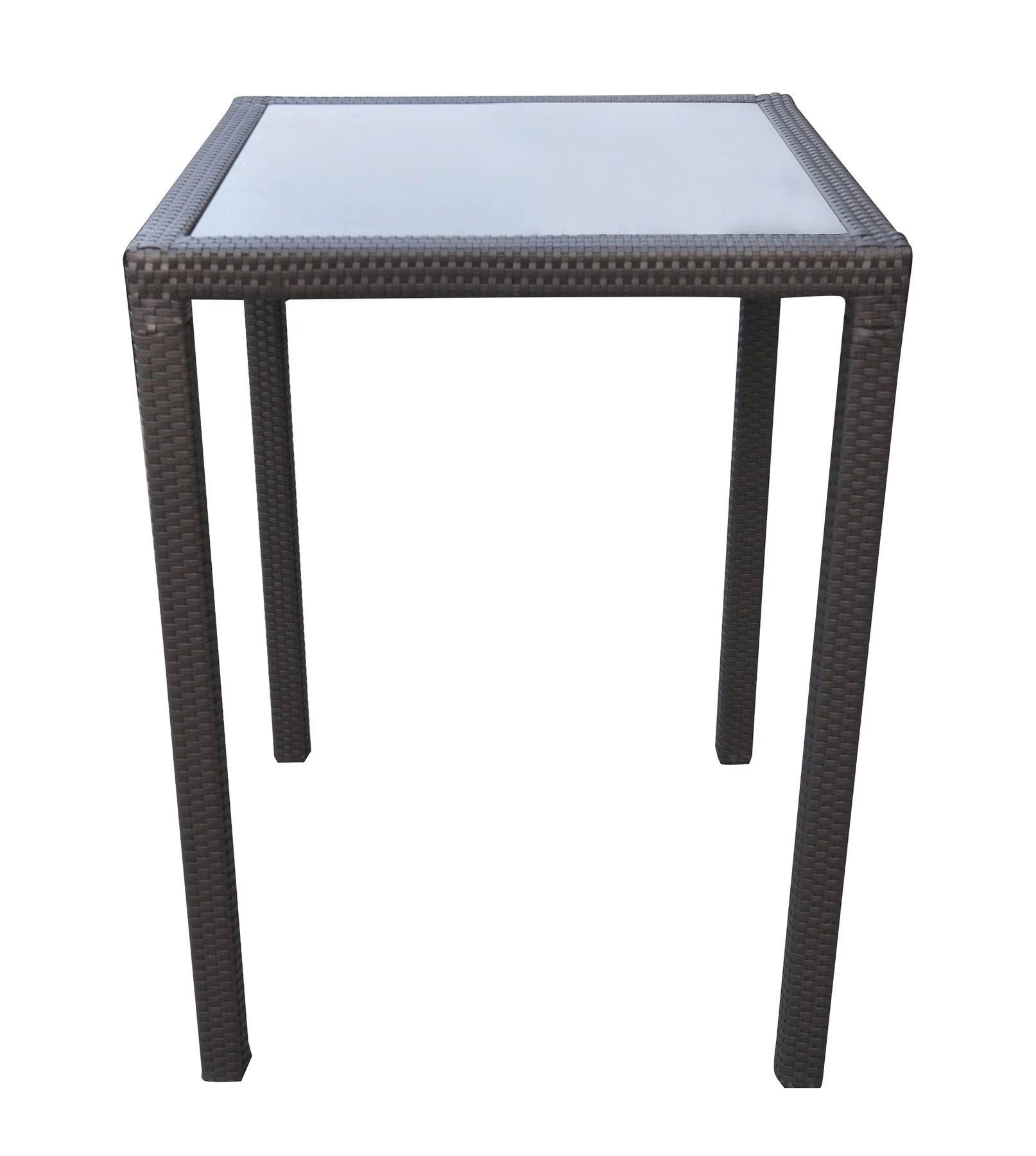 Tropez Outdoor Patio Wicker Bar Set (Table with 2 barstools) - Image 2