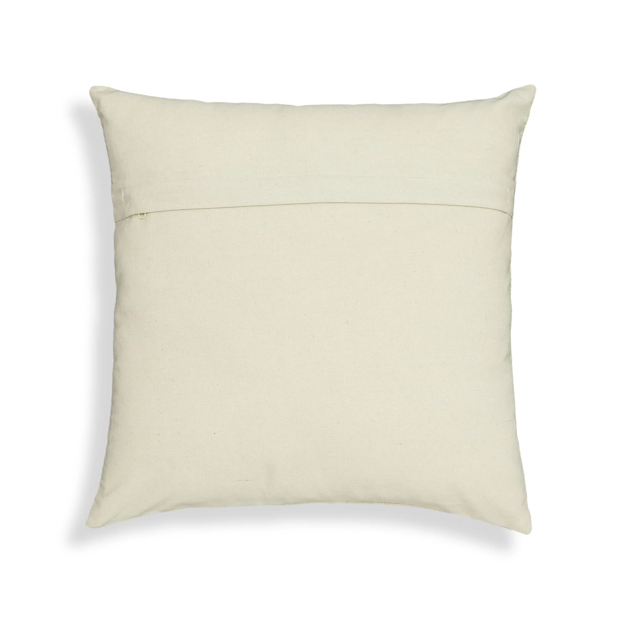 Tulip Embroidered Floral Wool 20" Square Accent Cushion - COVER - Image 3