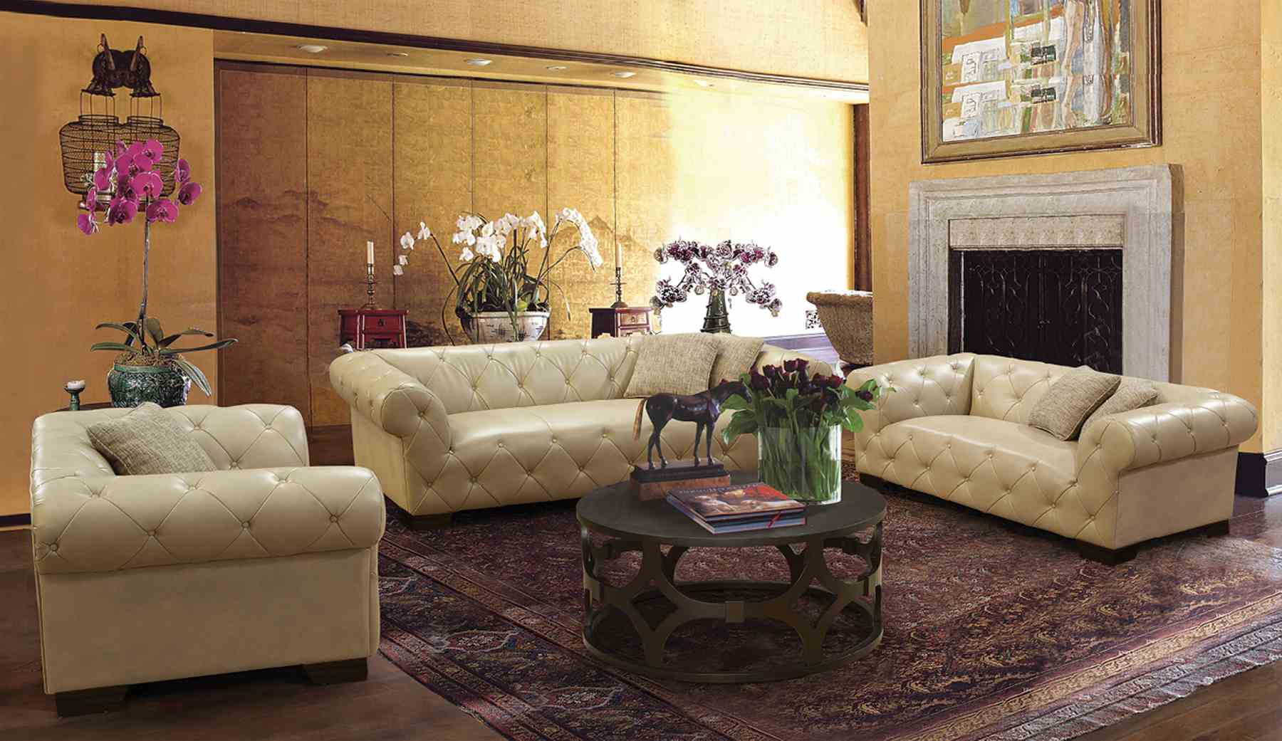 Tuxedo Round Coffee Table - Image 2