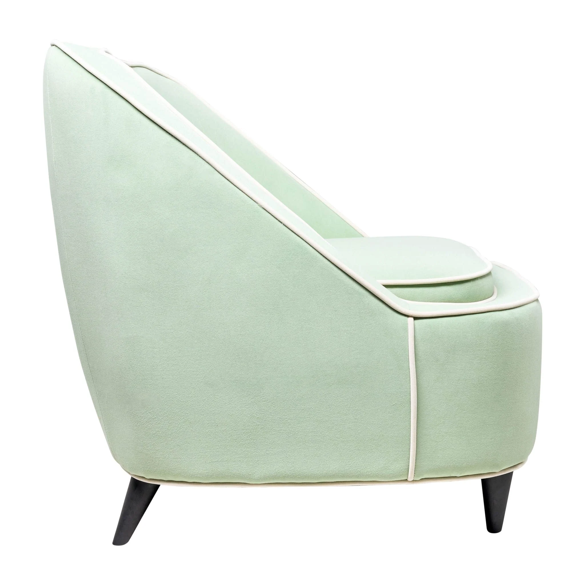 Two-toned Accent Chair - Green Kd - Image 3