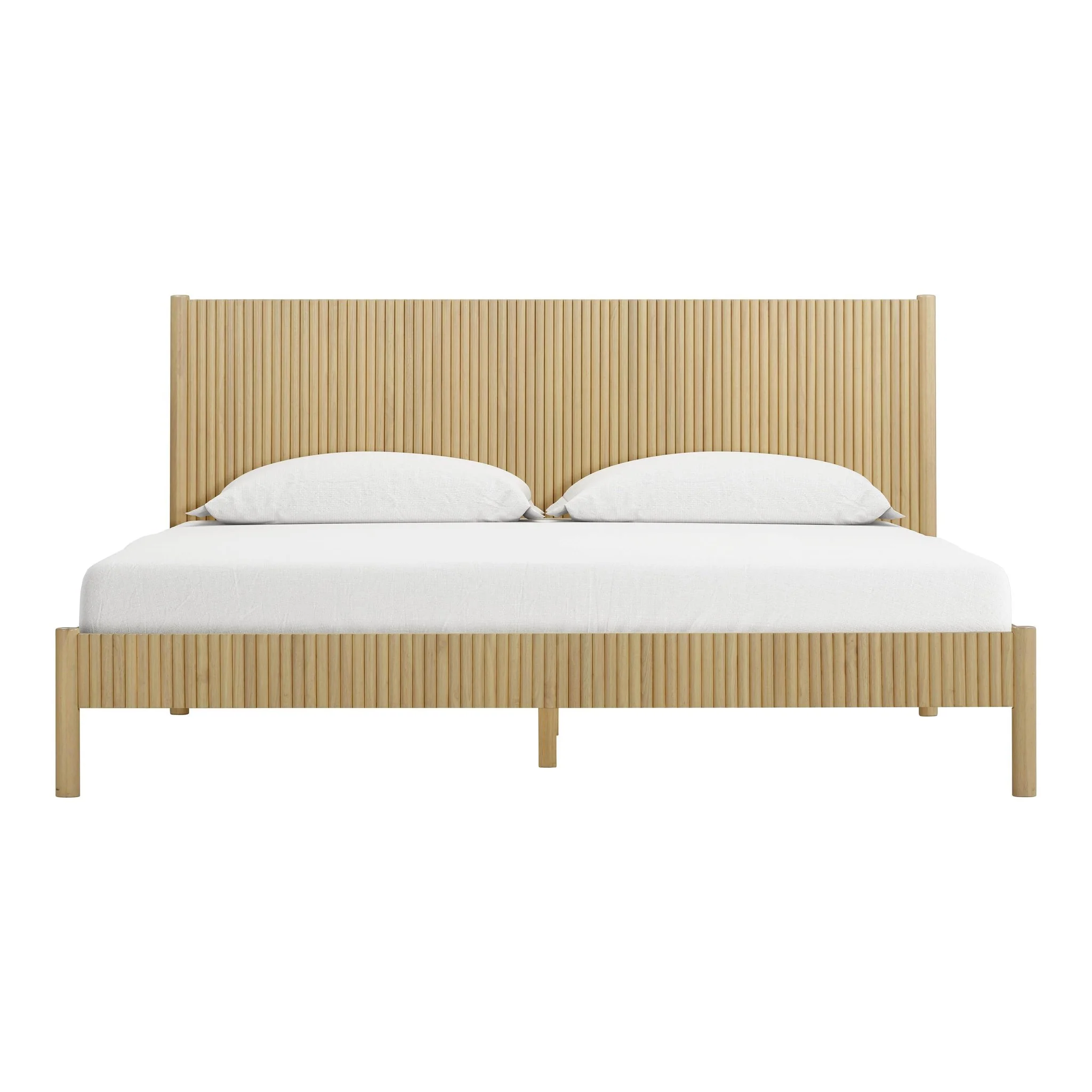 Tyla Natural Wood King Bed - Image 2