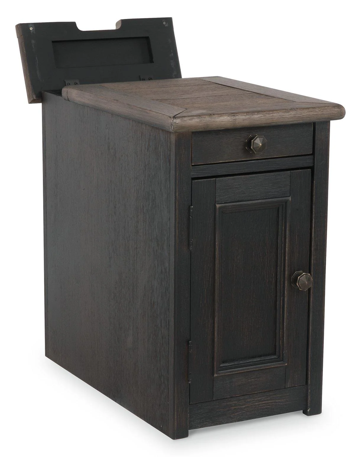 Tyler Creek Chairside End Table with USB Ports & Outlets - Image 5