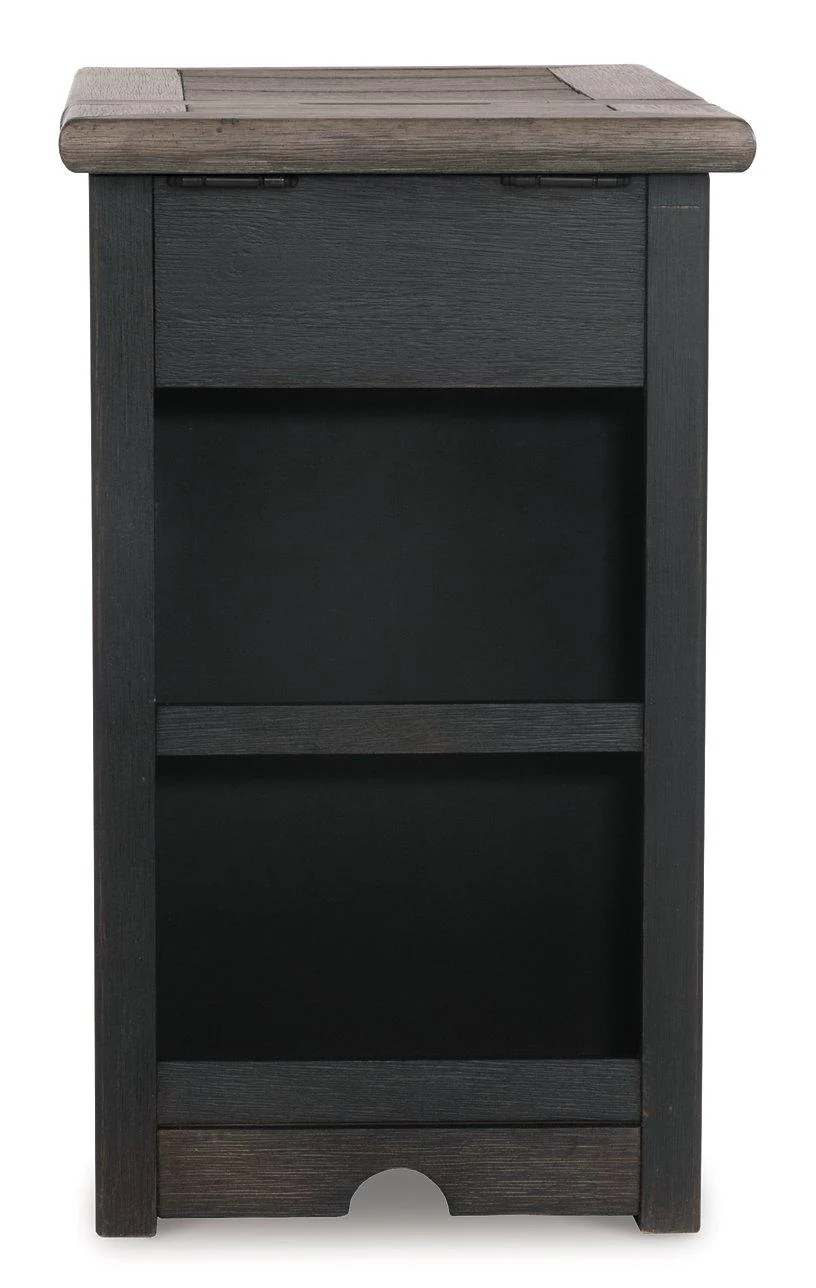 Tyler Creek Chairside End Table with USB Ports & Outlets - Image 9