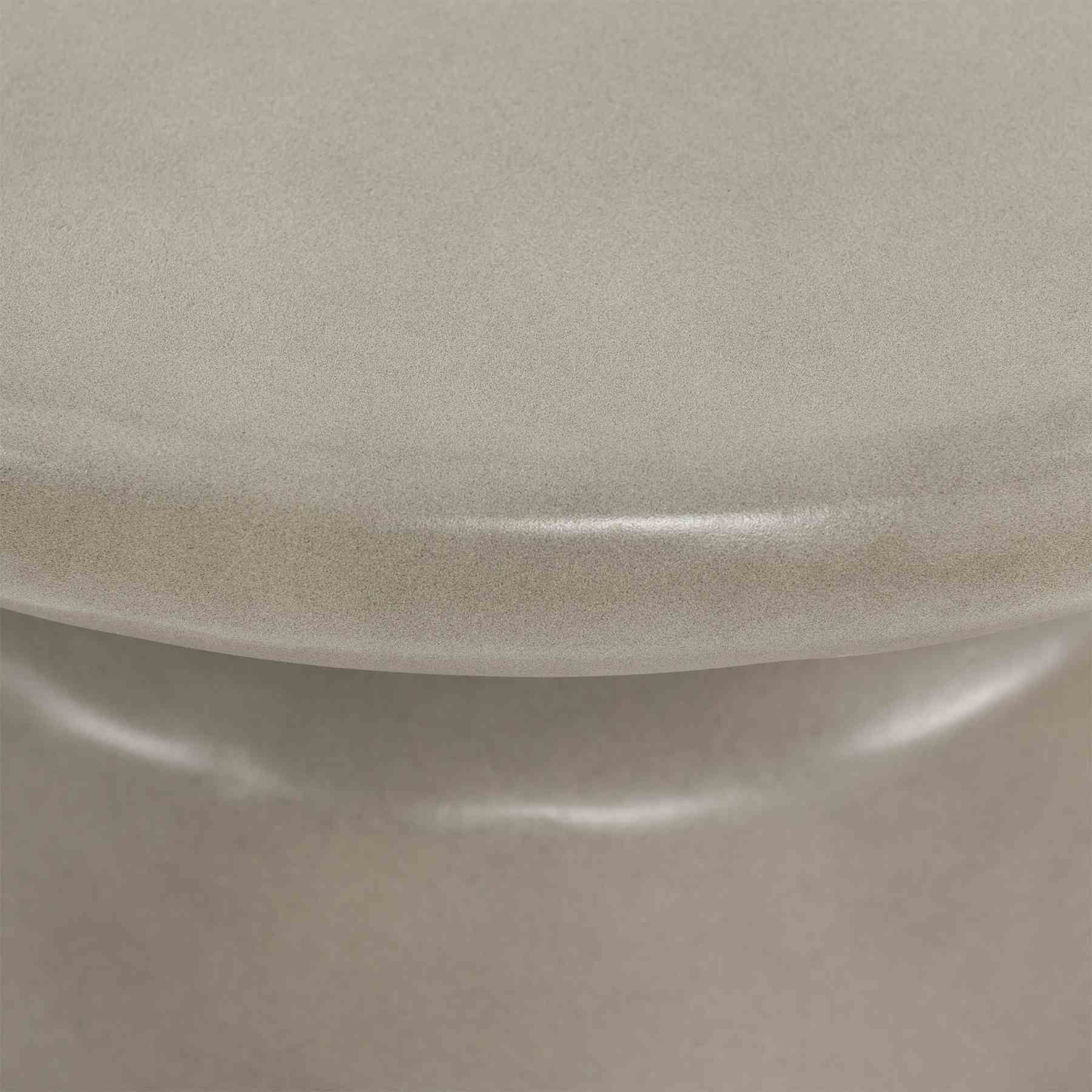 Umbre Concrete Indoor Outdoor Accent Stool End Table - Image 2