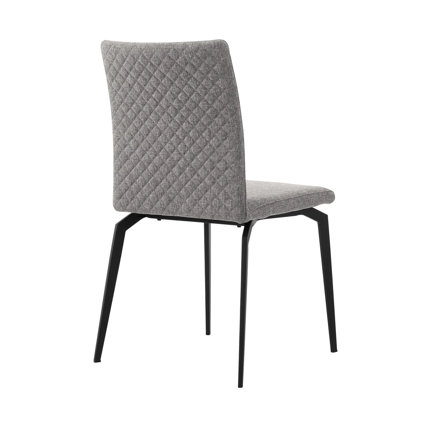 Urbino Lyon 5 Piece Dining Set with Gray Fabric Chairs - Image 3