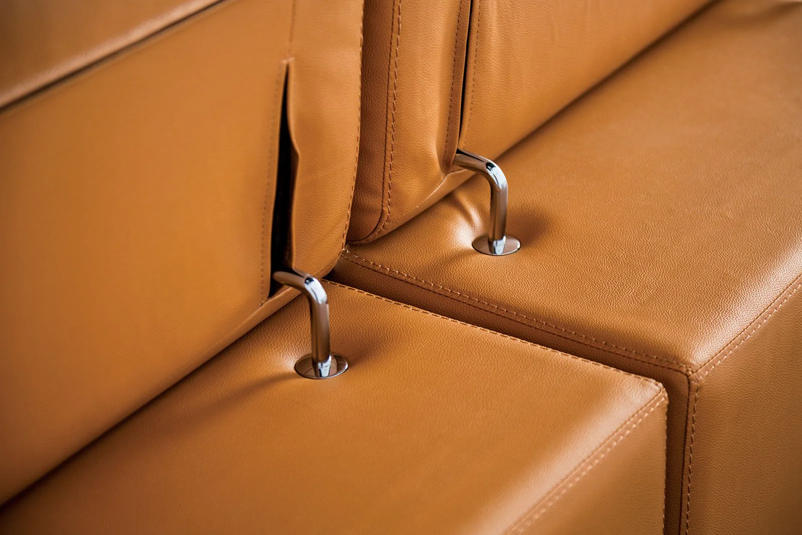 Vadso Sectional, Right Chaise, Tangerine - Image 4