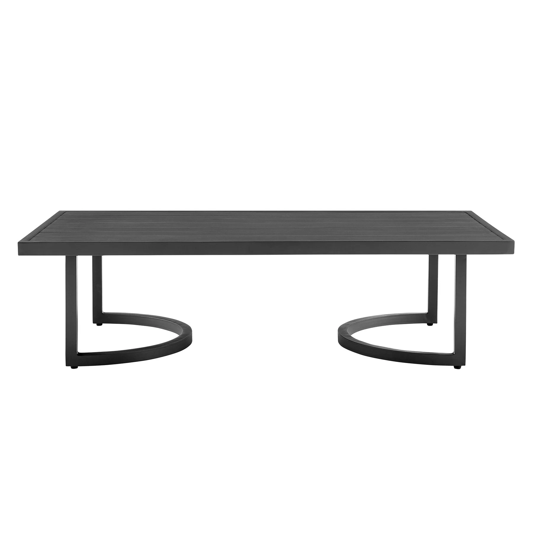 Valentina 4 Piece Dark Gray Aluminum Outdoor Seating Set with Dark Gray Cushions - Image 6