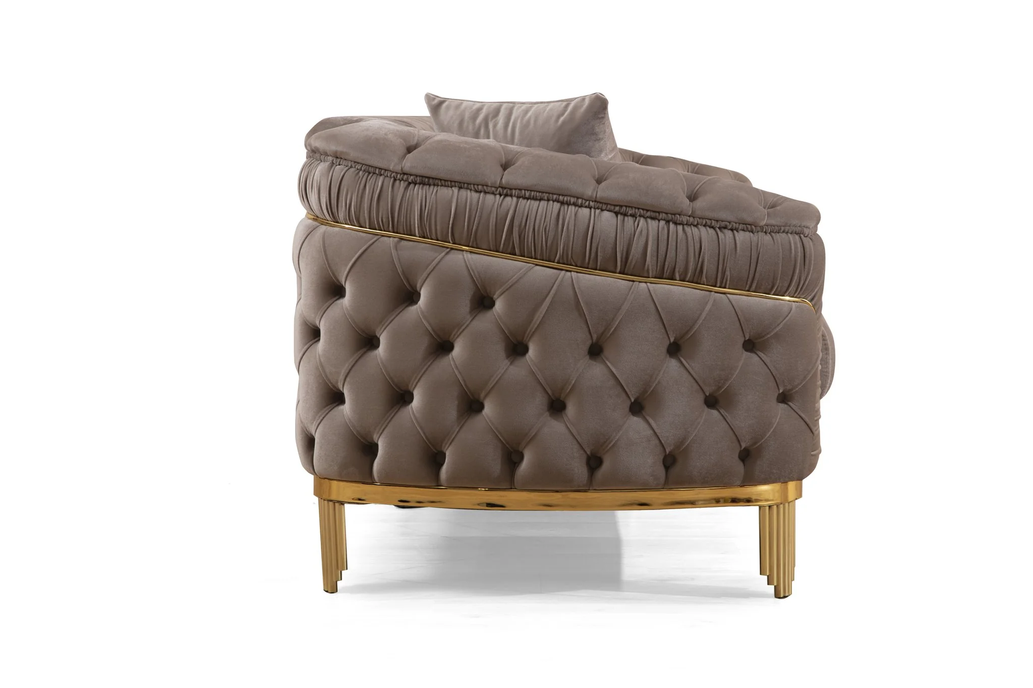 Vanessa 3 Pc Living Room set Taupe - Image 14